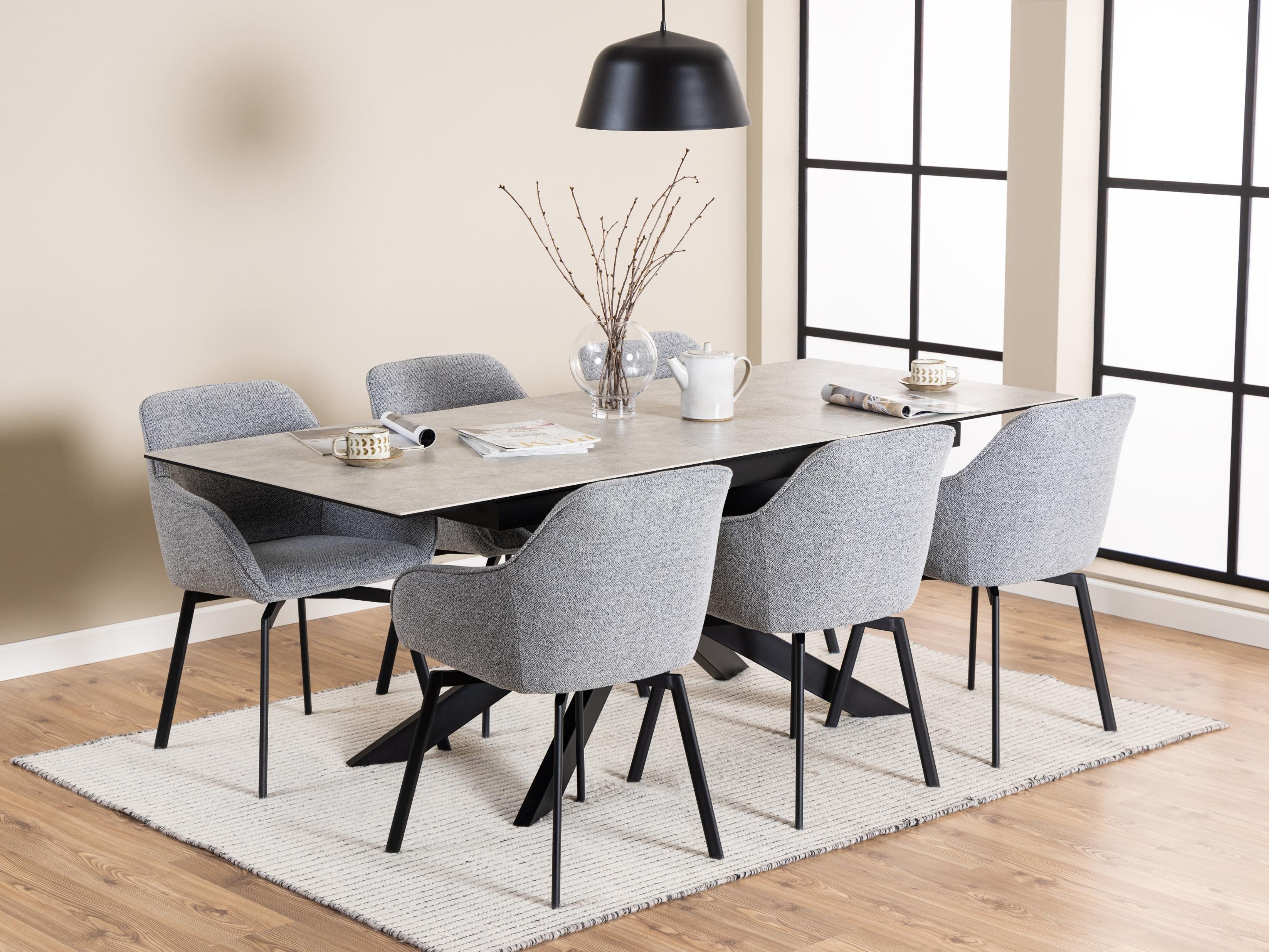 Table Norsica 685 (Grey + Black)
