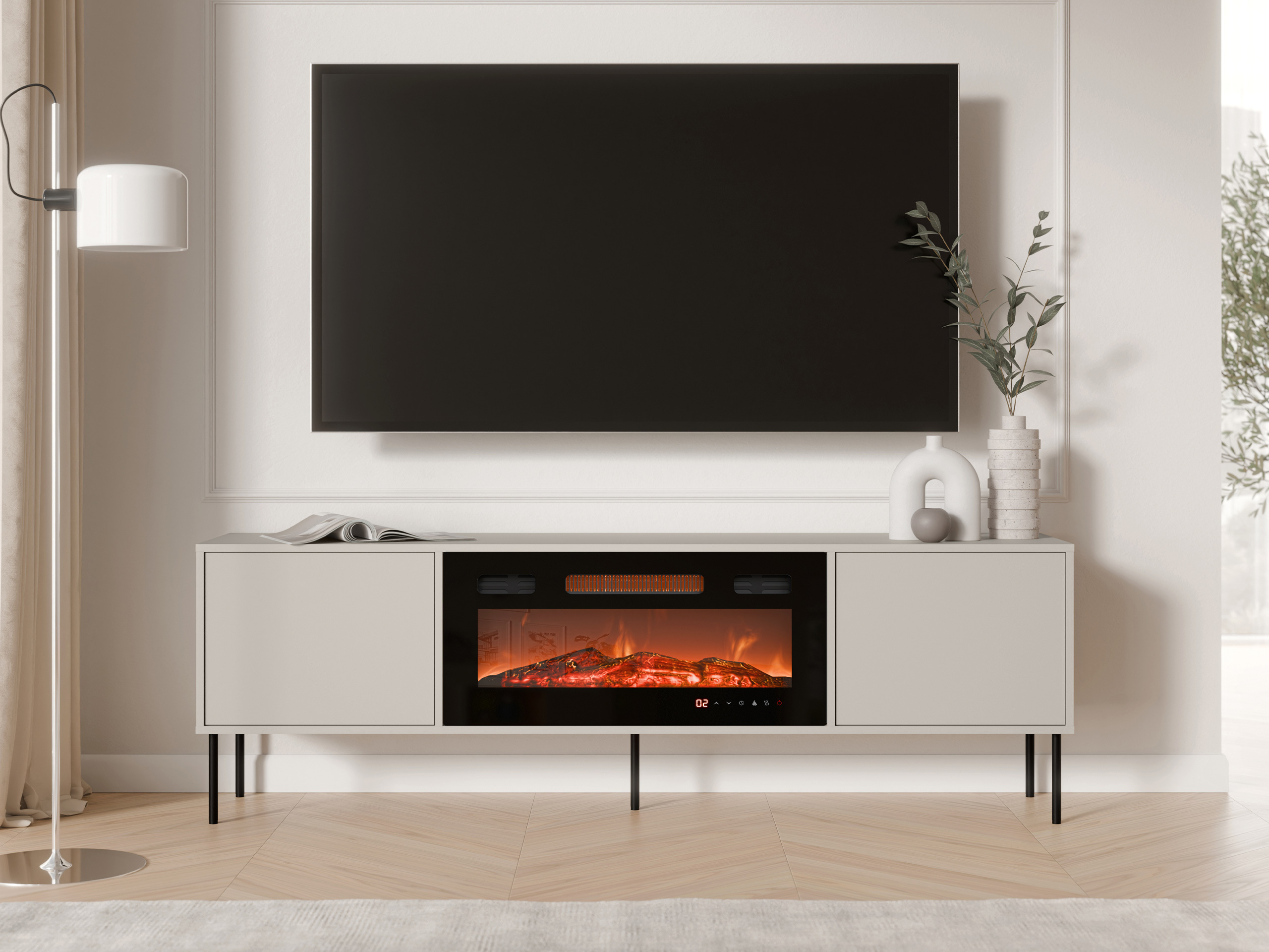 Bookcase Merevai 106 (Cashmere)