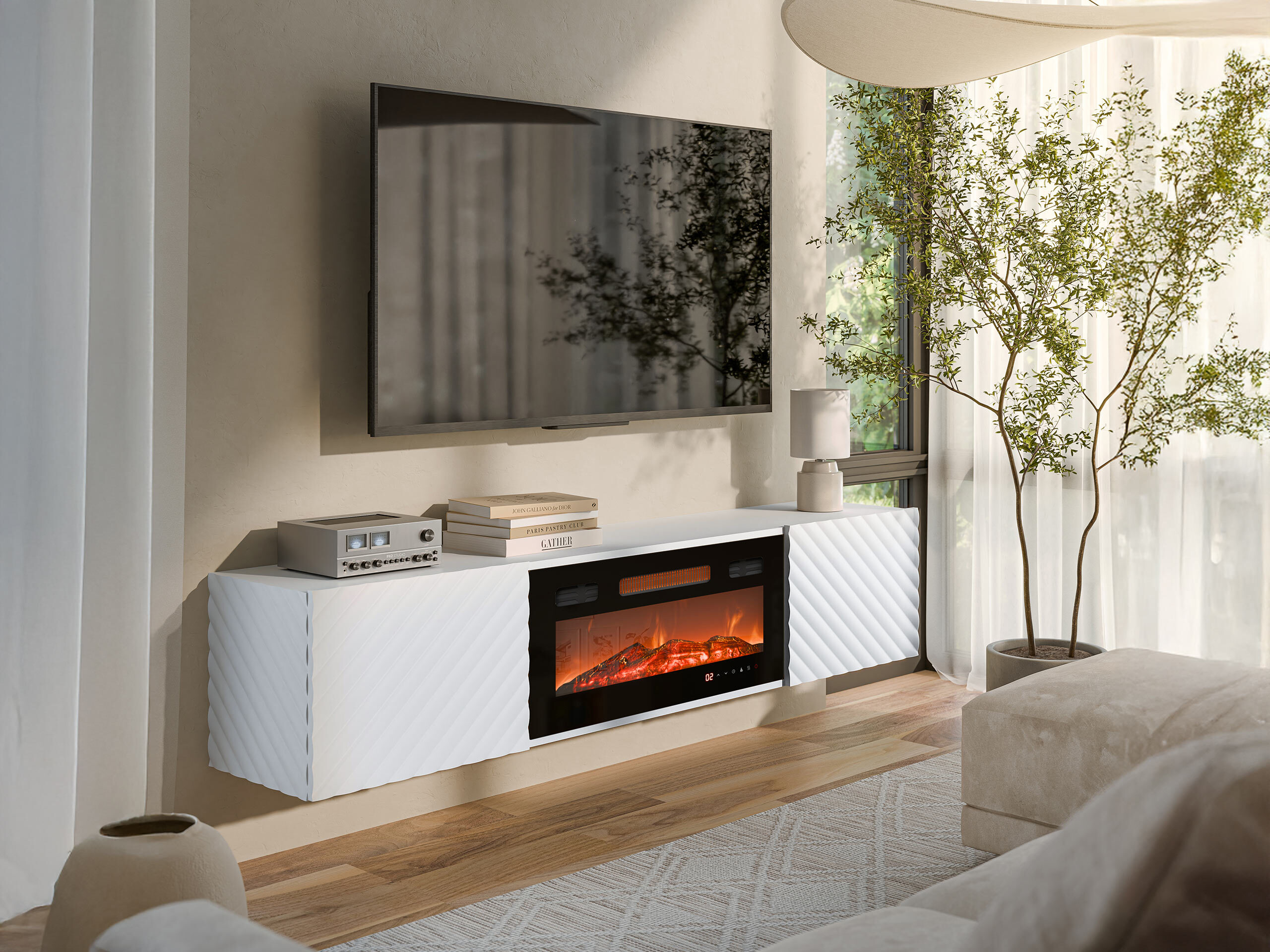TV stand Charlotte 207 (White)