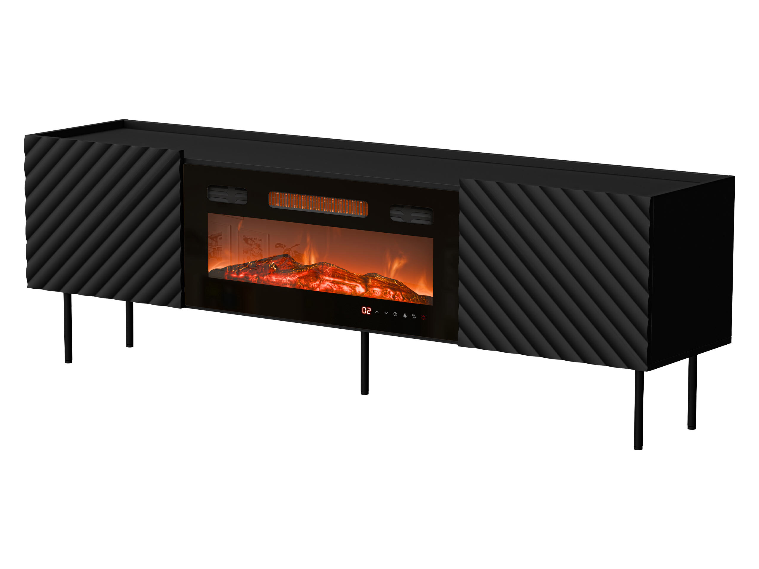 TV stand Sillen III (Black)