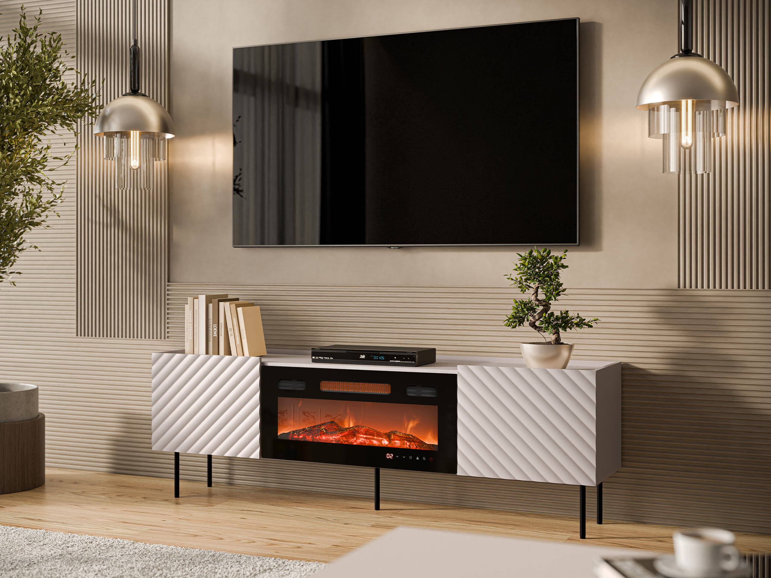 TV stand Sillen III (Cashmere)