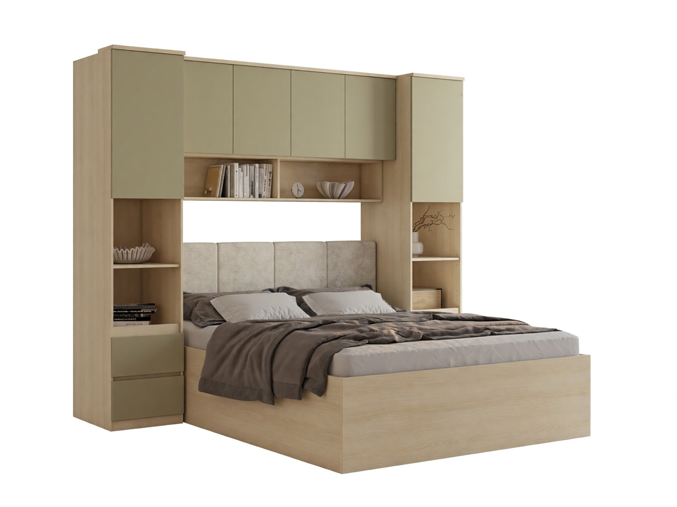 Bedroom set Nolcala 126 (Oak + Eucalyptus)
