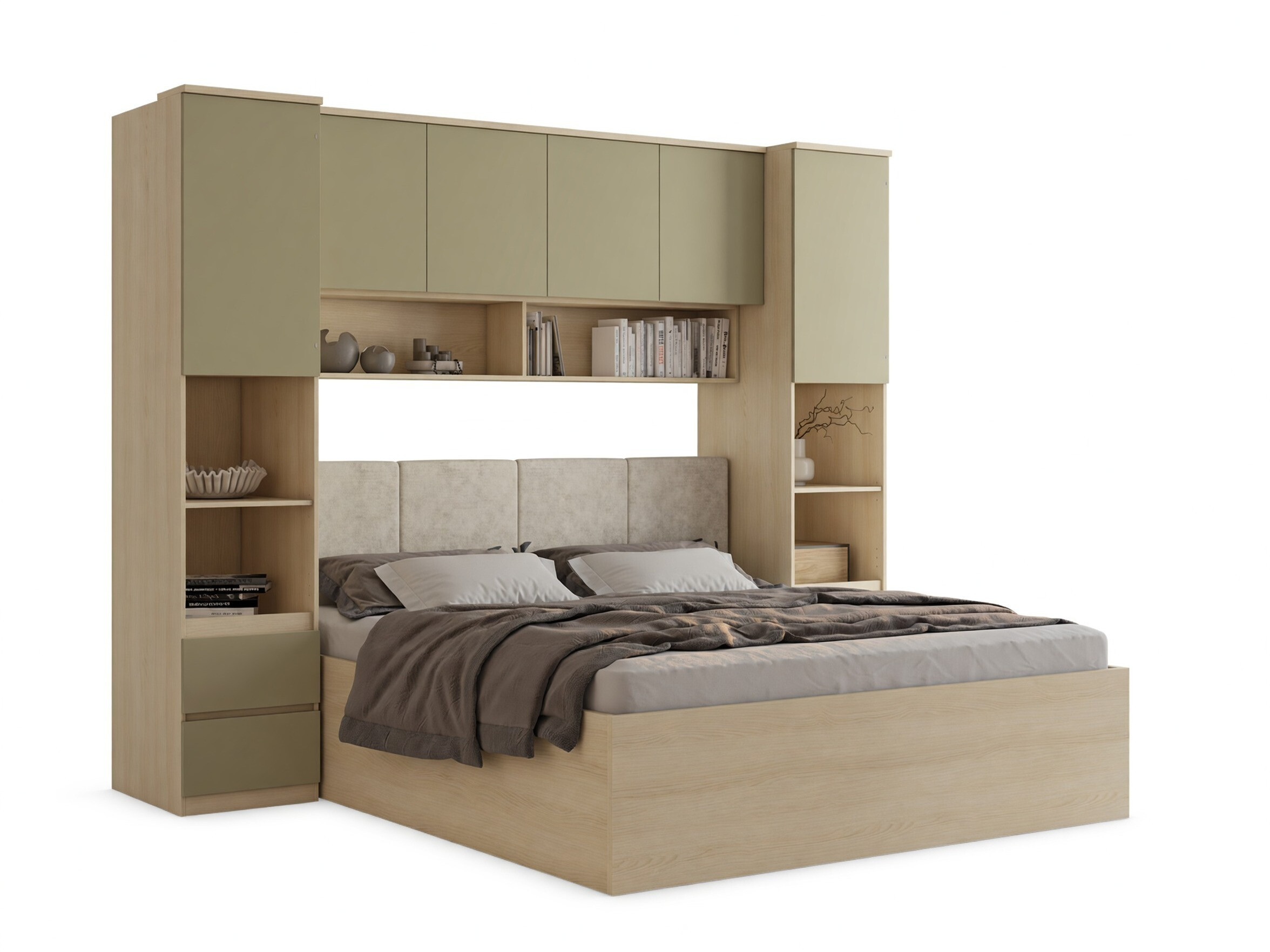 Bedroom set Nolcala 126 (Oak + Eucalyptus)