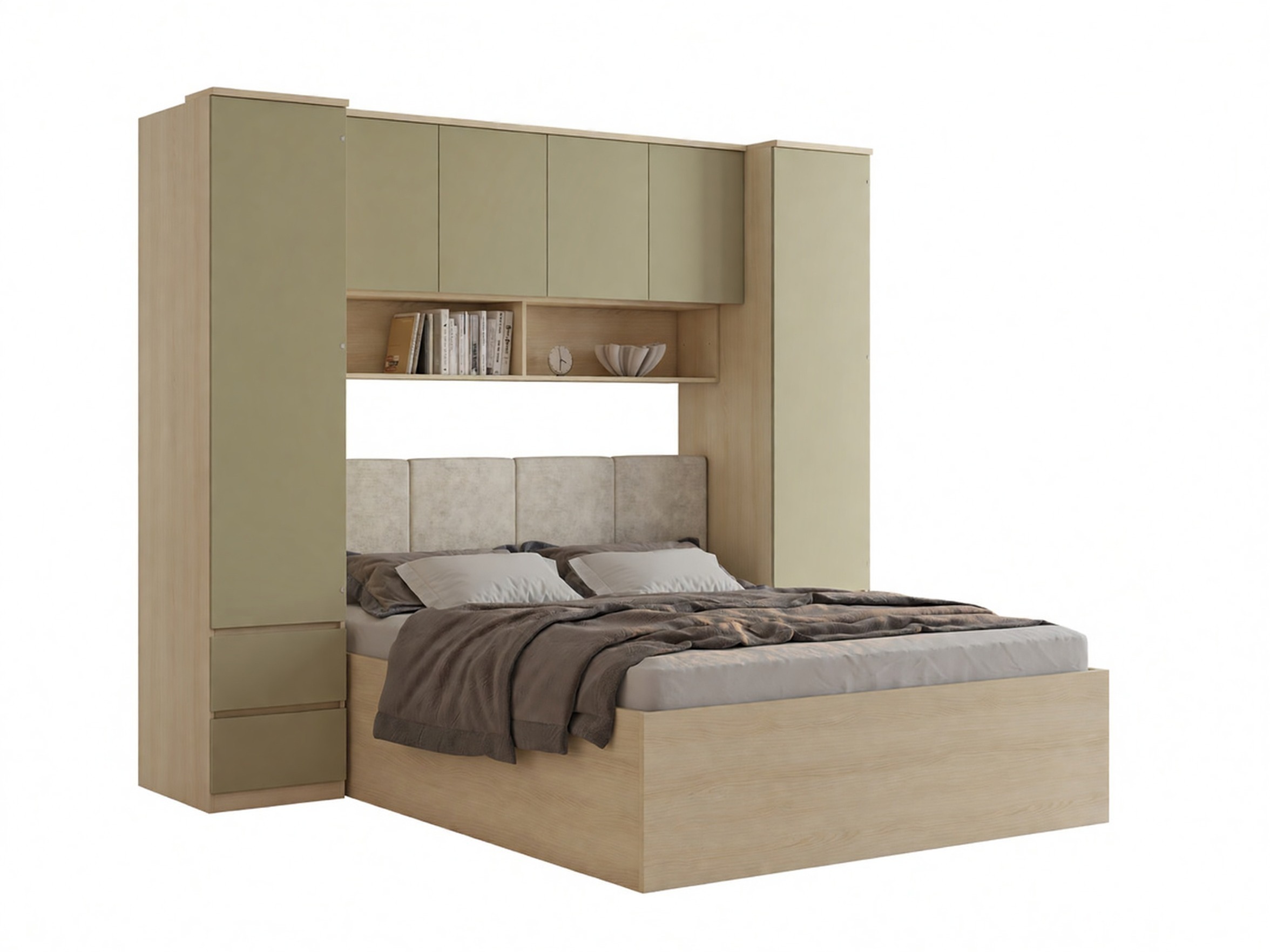 Bedroom set Nolcala 125 (Oak + Eucalyptus)