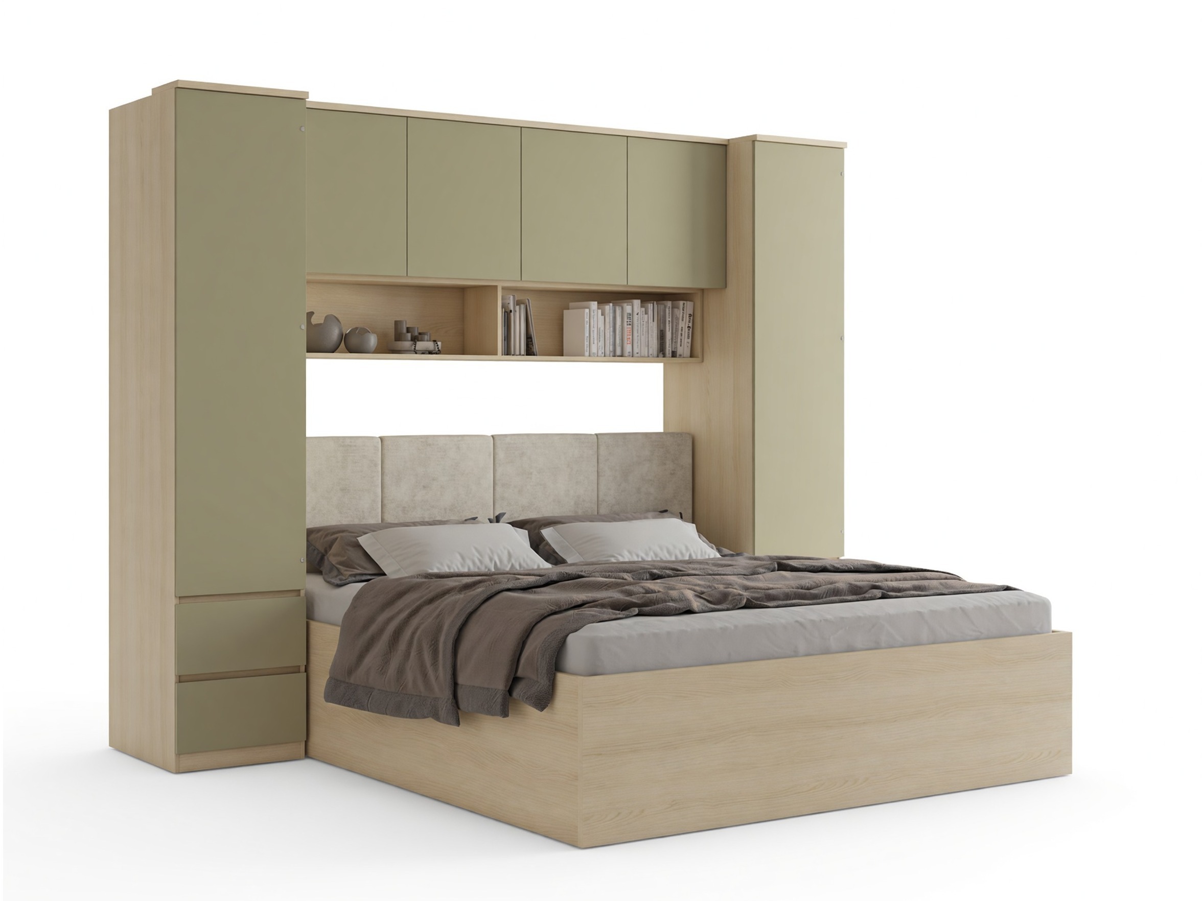 Bedroom set Nolcala 125 (Oak + Eucalyptus)