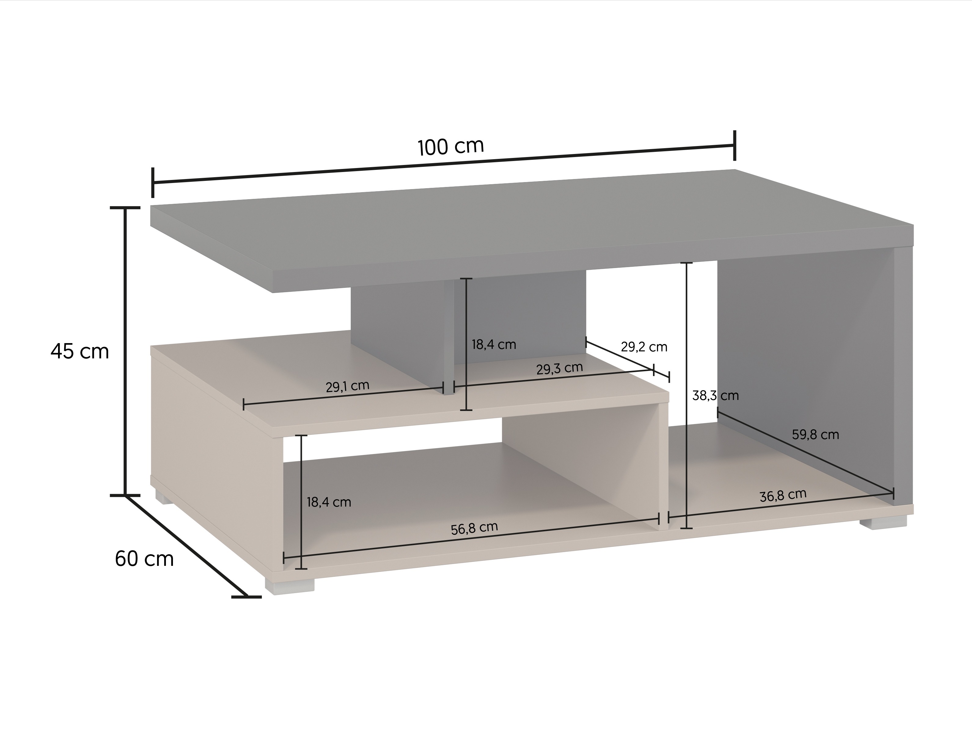 Coffee table Virvele 100