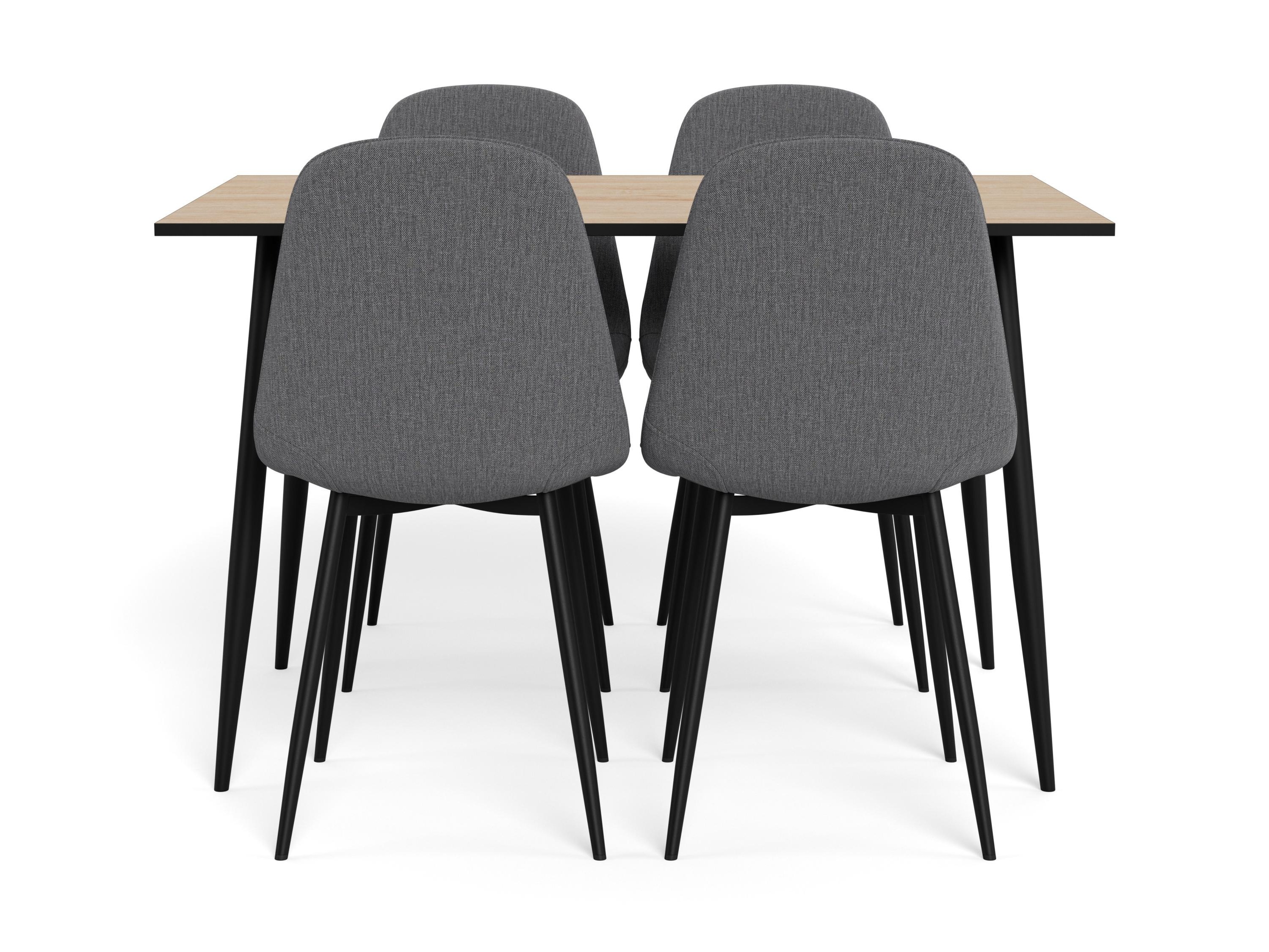 Dining set Norsica 985 (Bleached oak)