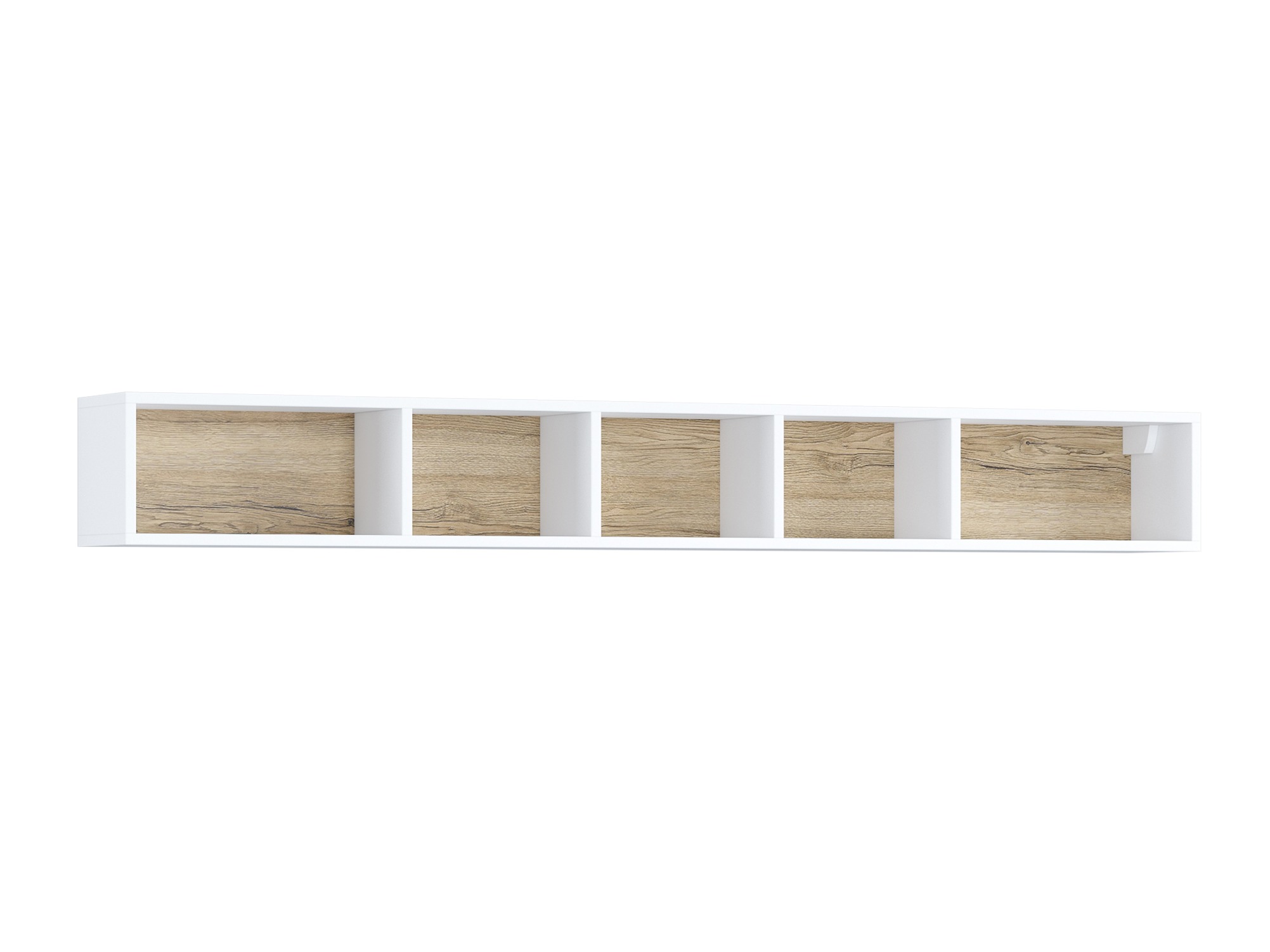 Living room set Torsone 104 (White + Glossy white + San Remo oak)