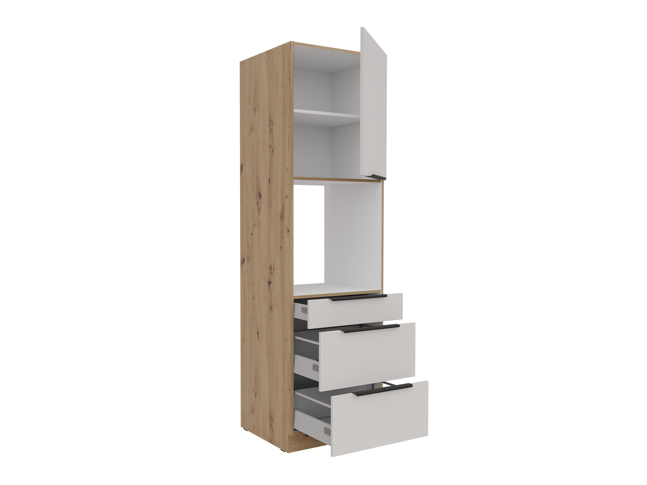 Modular cabinet for built-in appliances Sole 135