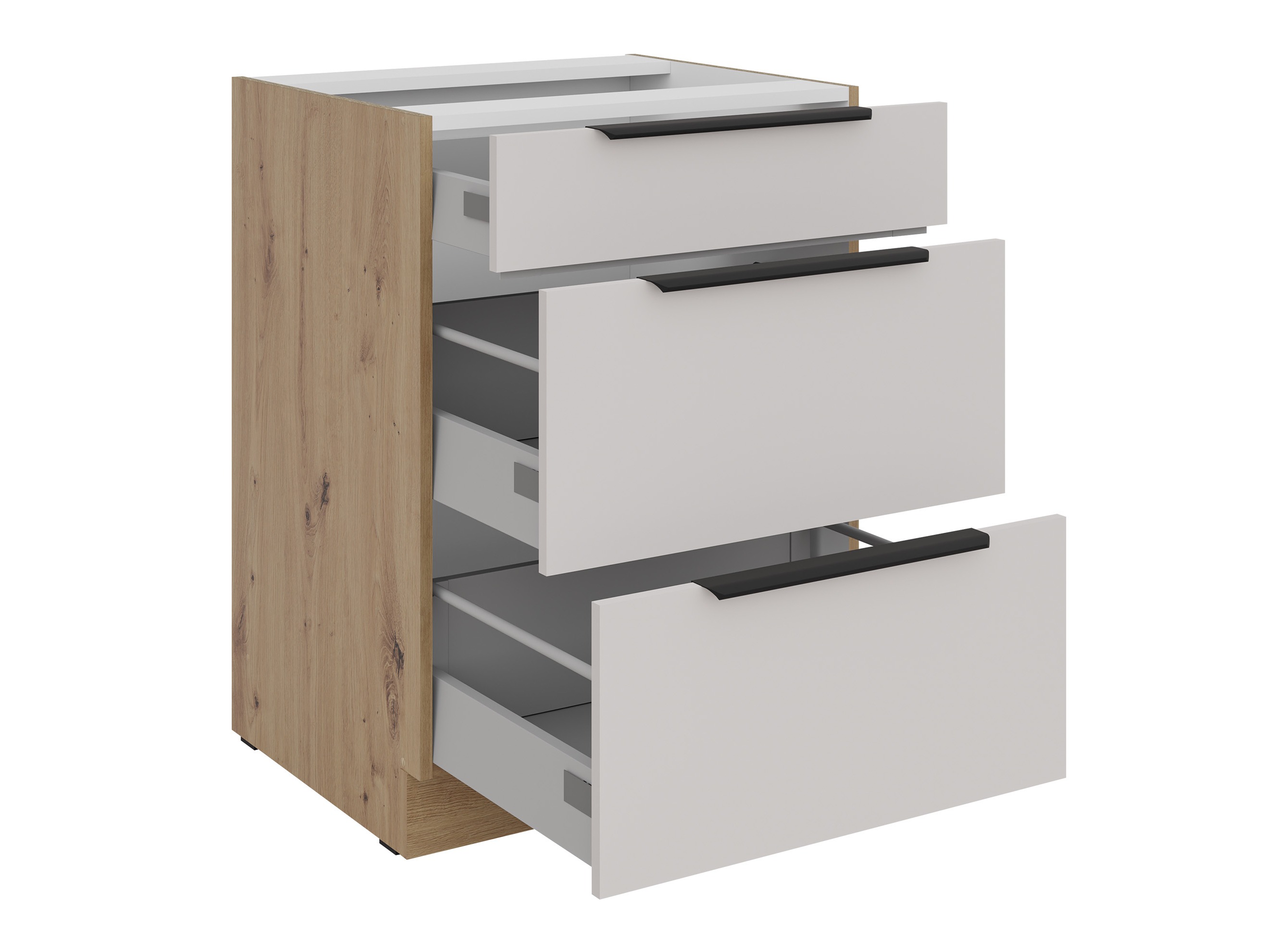 Modular cabinet with drawers Sole 126
