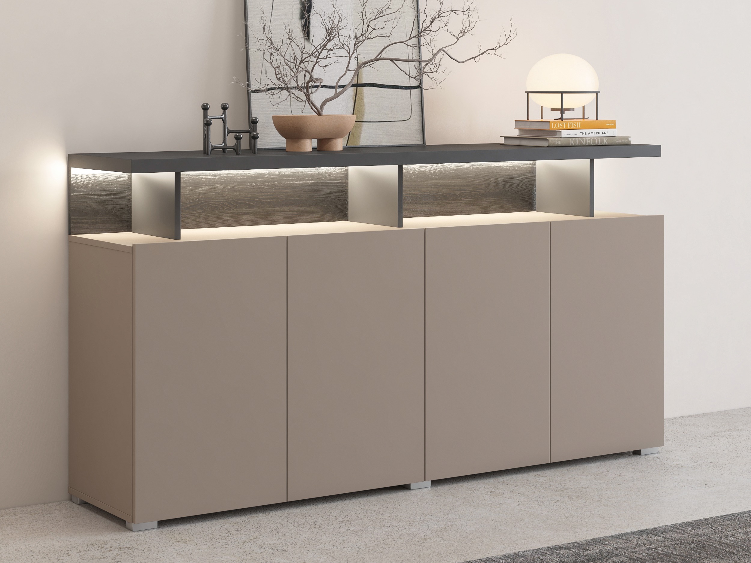 Sideboard Virvele 100 (Congo + Anthracite)