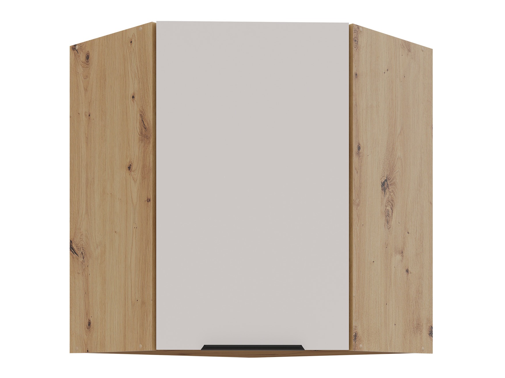 Modular wall-mounted corner cabinet Sole 142