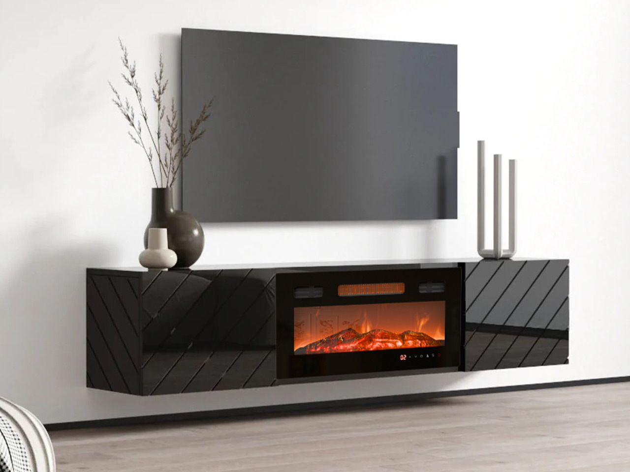 TV stand Mensura (Black)