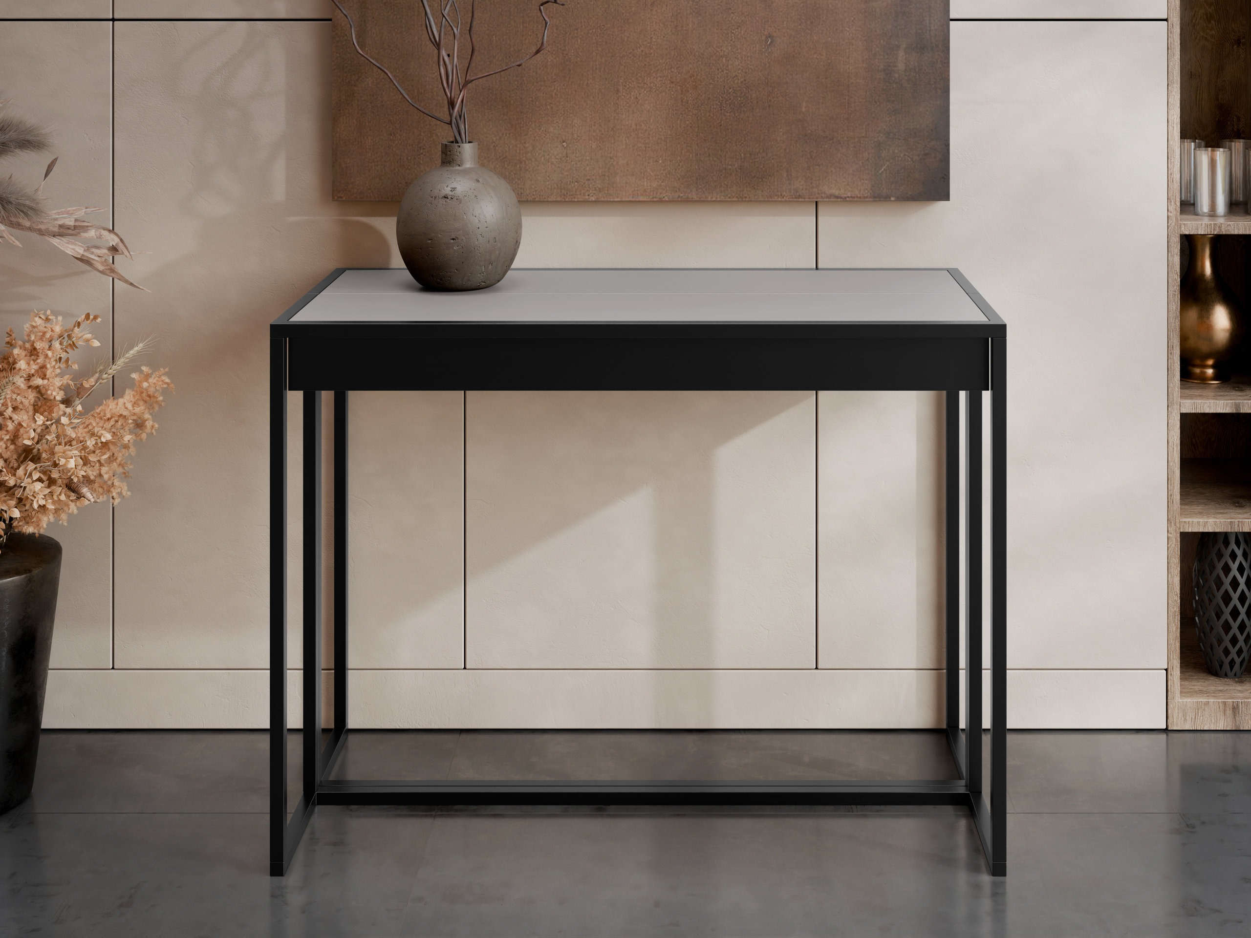 Folding table Oswego 180 (Black + Graphite)
