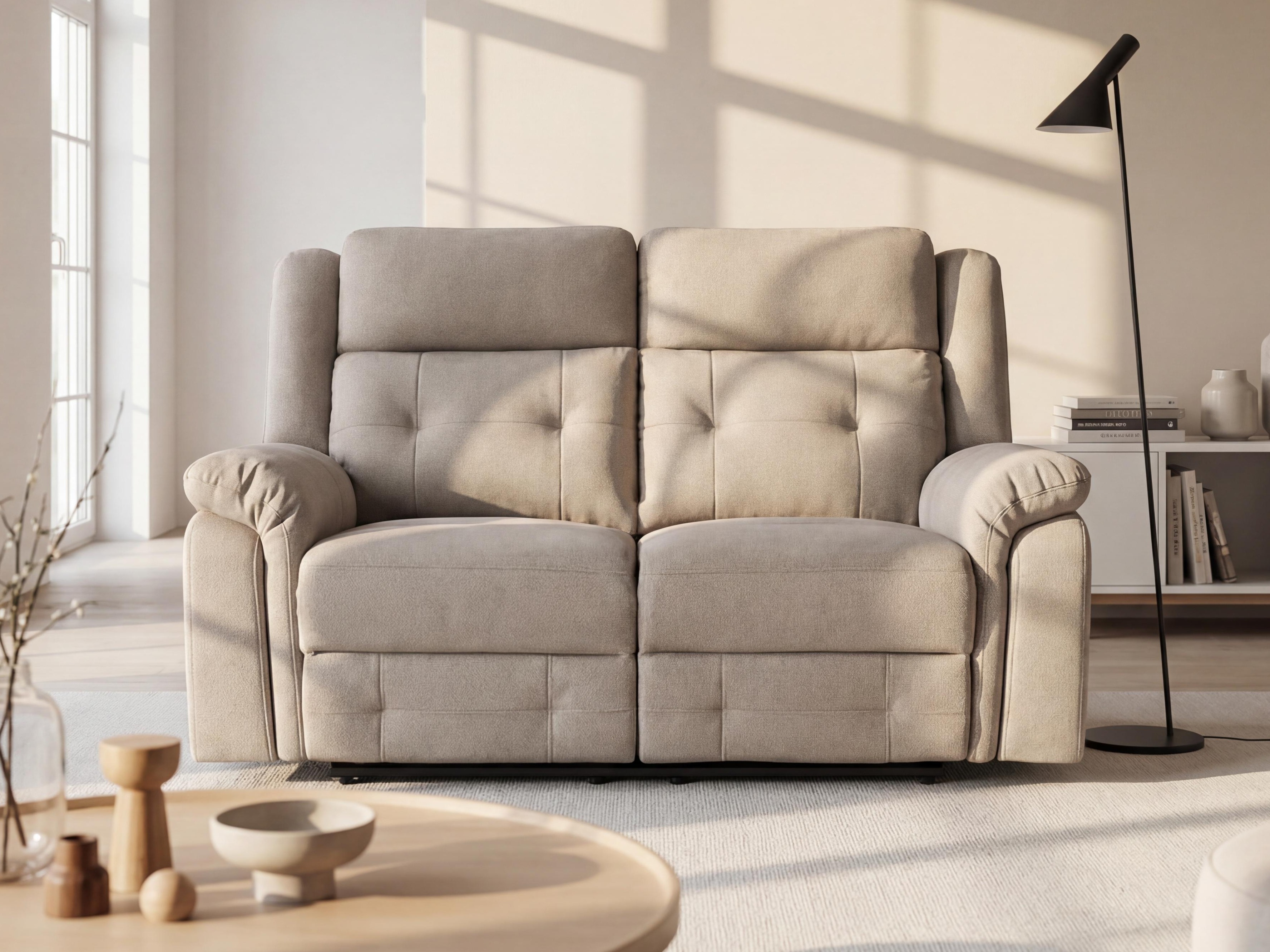 Sofa recliner Anaheim 141 (Light grey)