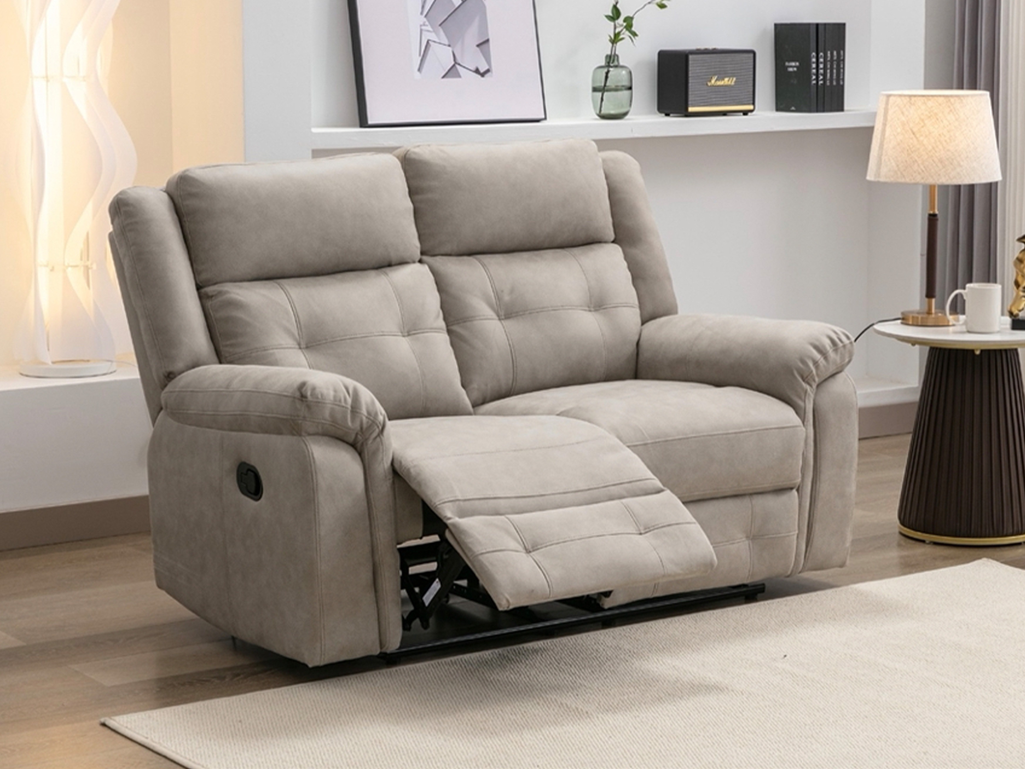 Sofa recliner Anaheim 141 (Light grey)