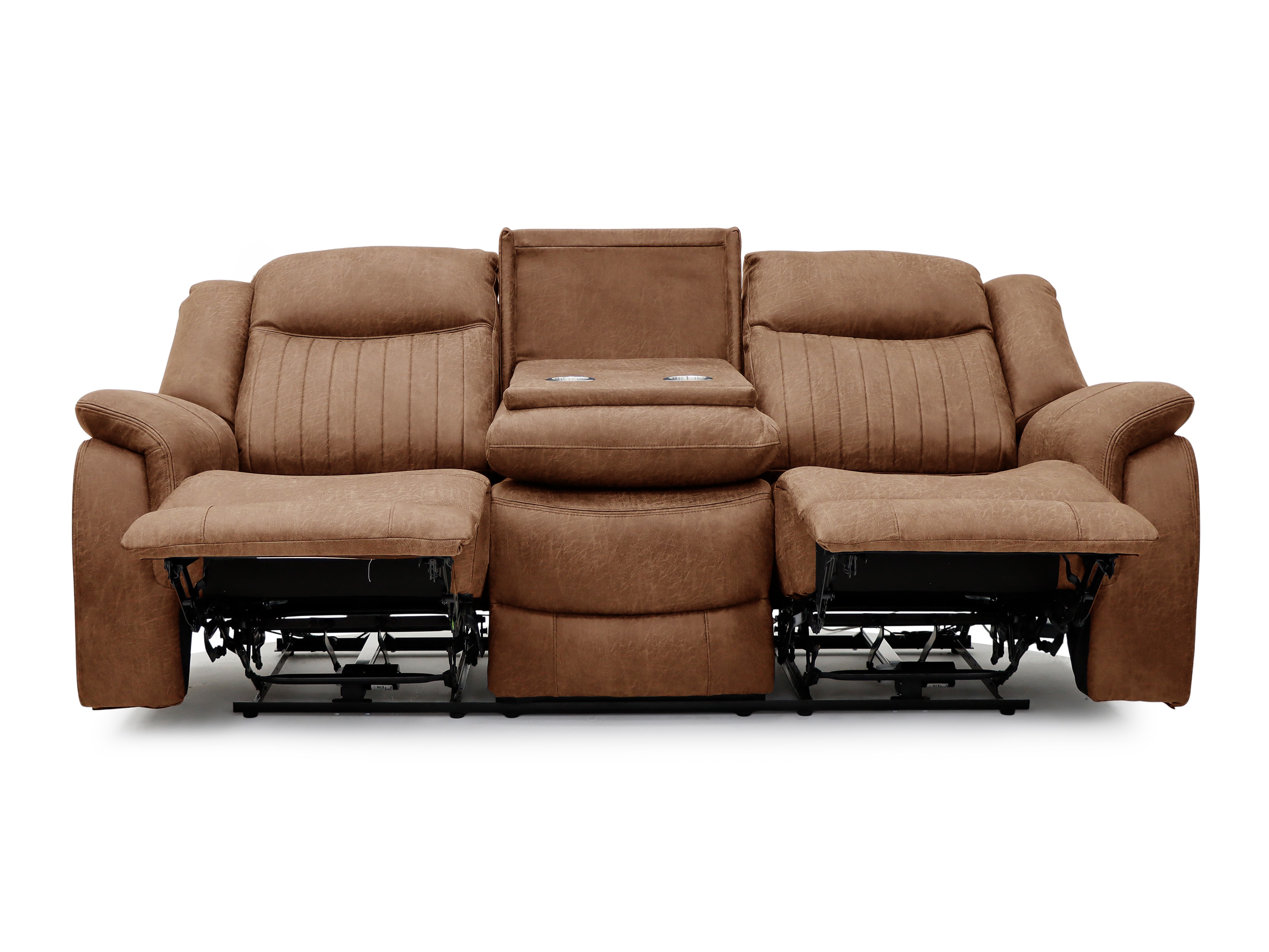 Recliner sofa Odelori 107 (Brown)