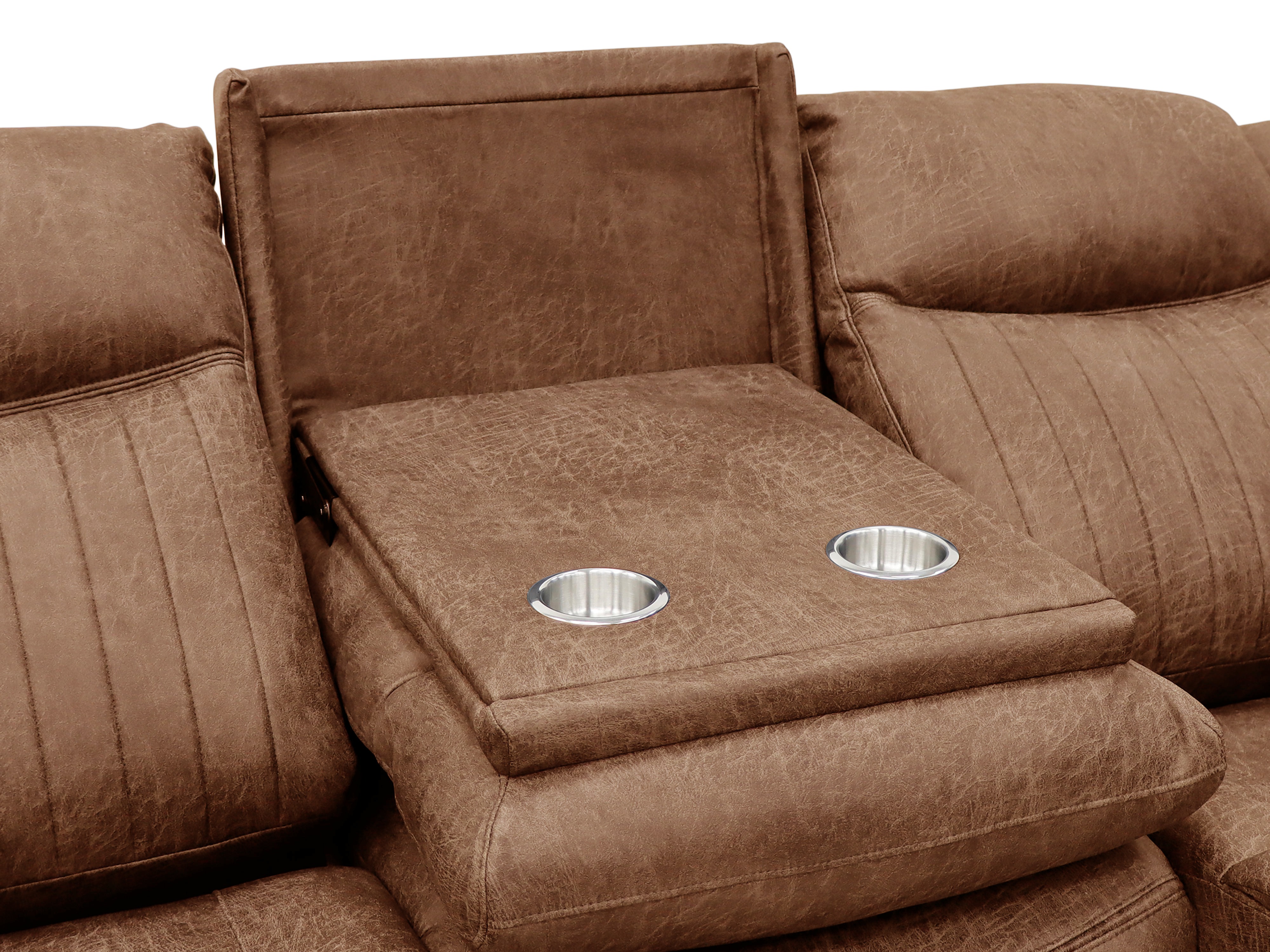 Recliner sofa Odelori 107 (Brown)