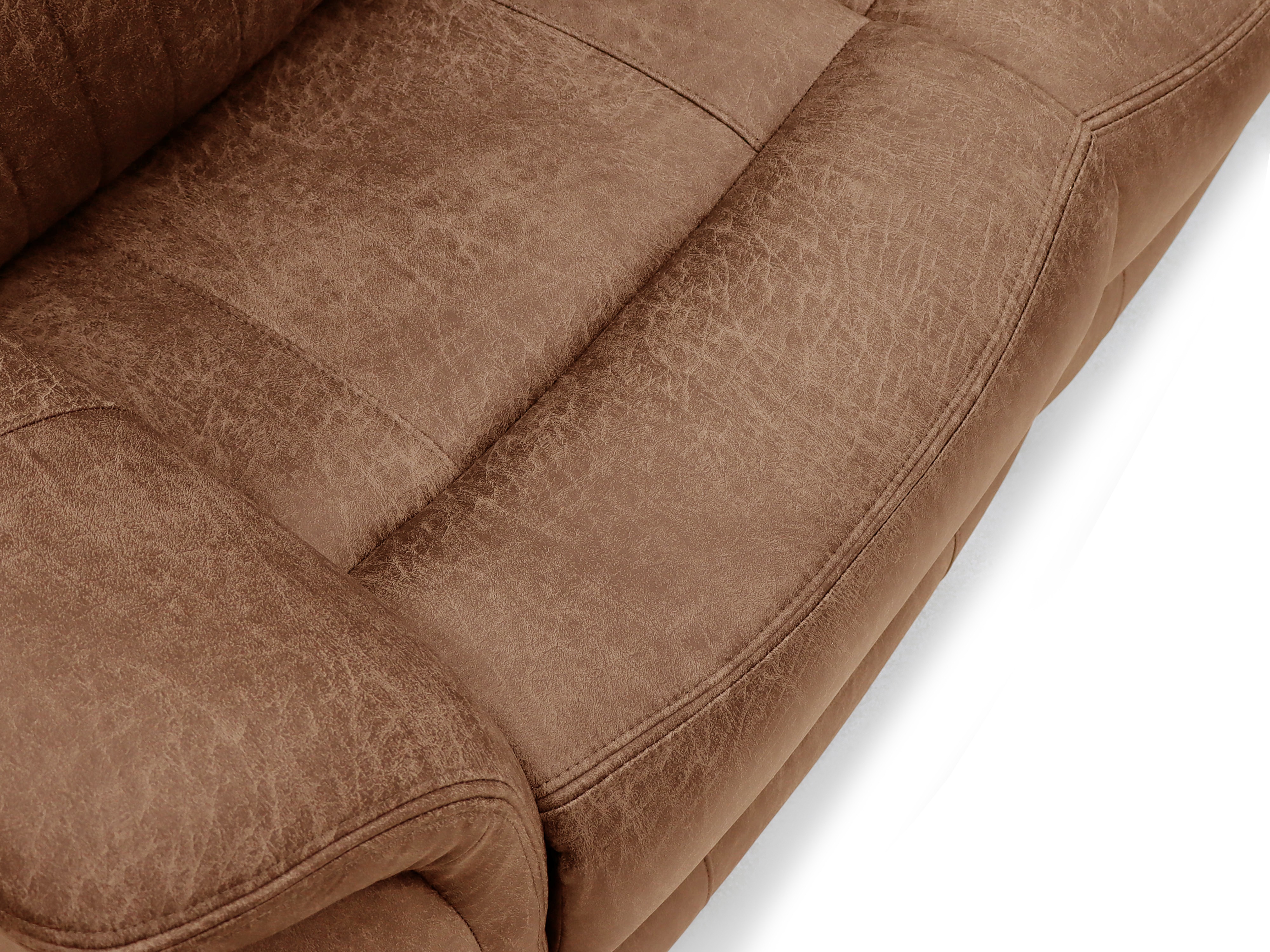 Recliner sofa Odelori 107 (Brown)