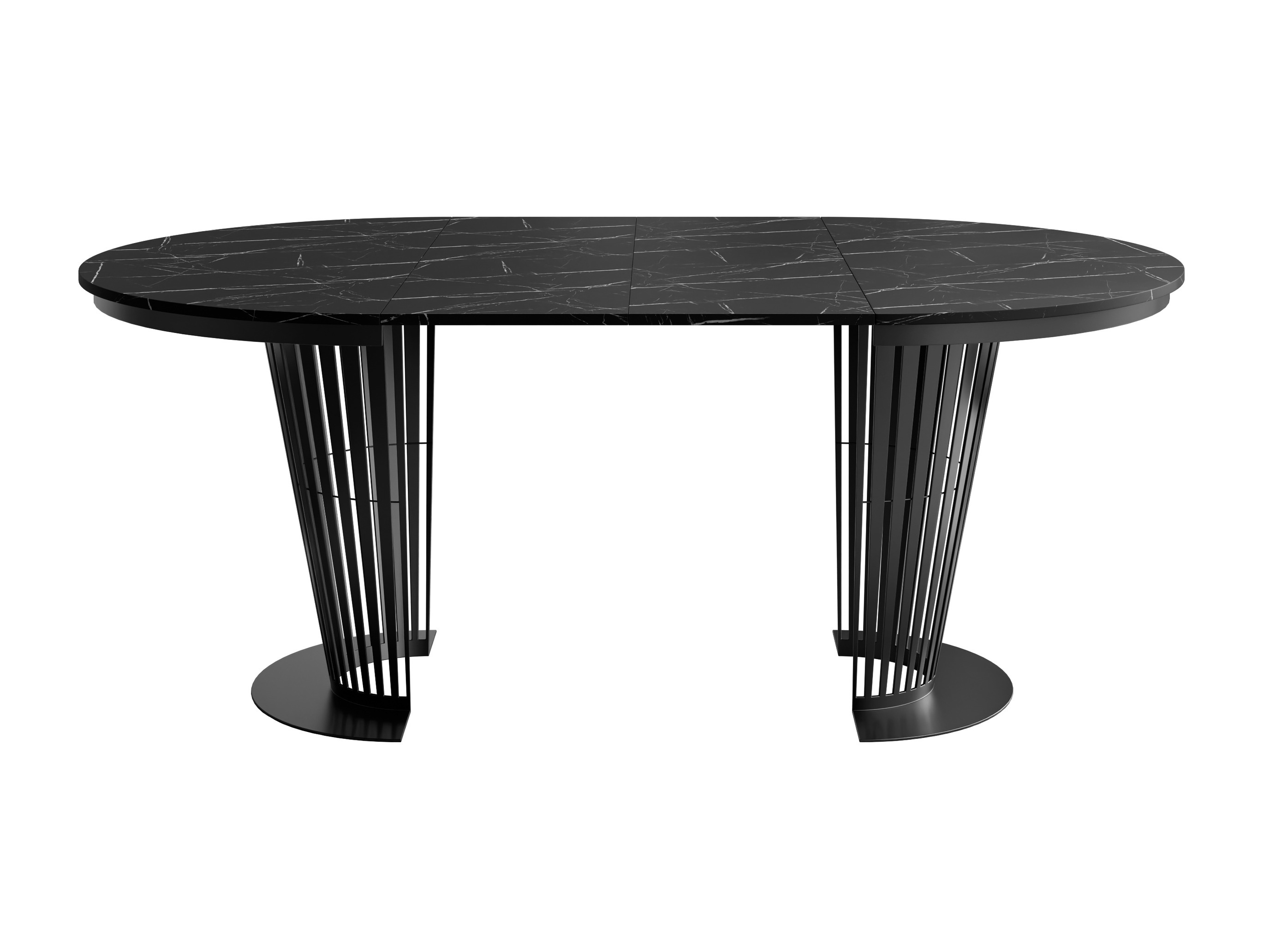Table Oswego 179 (Black + Black marble)