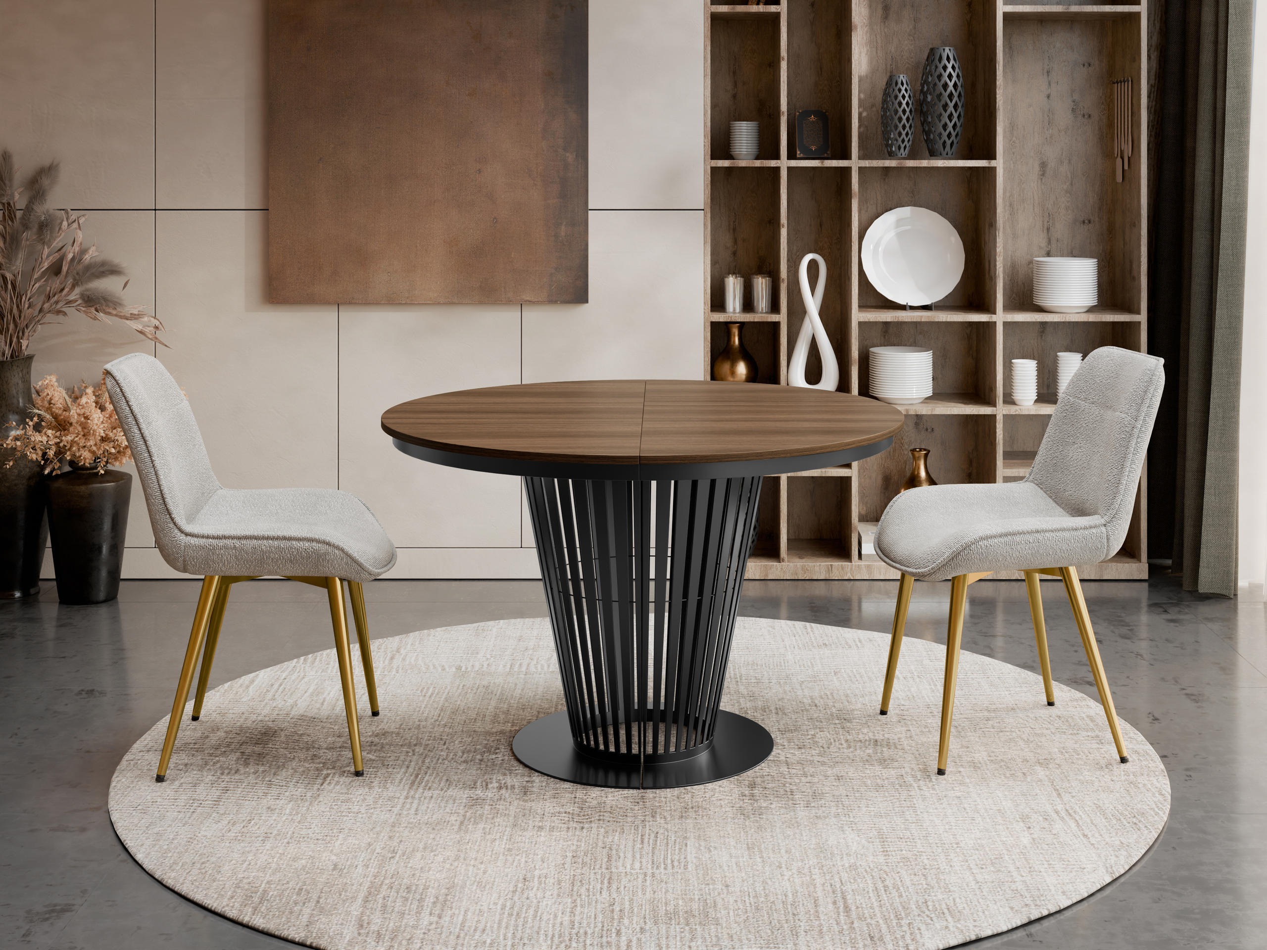 Table Oswego 179 (Black + Dark nut)
