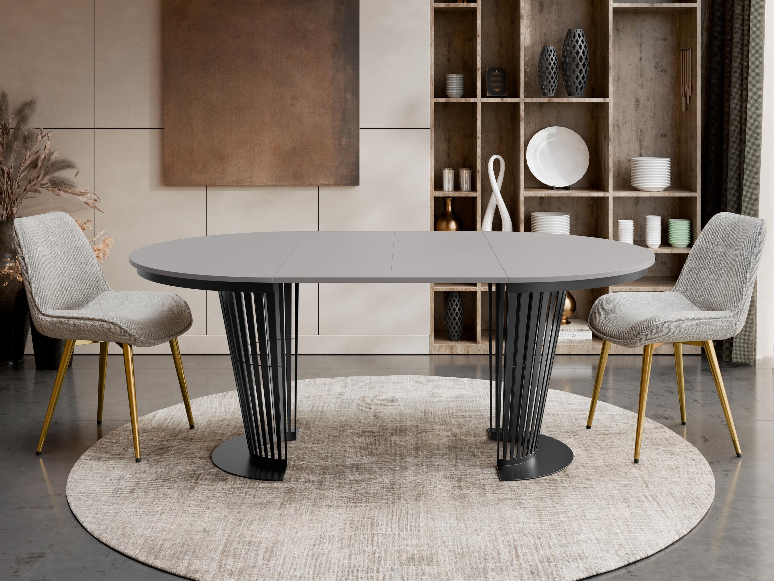 Table Oswego 179 (Black + Graphite)