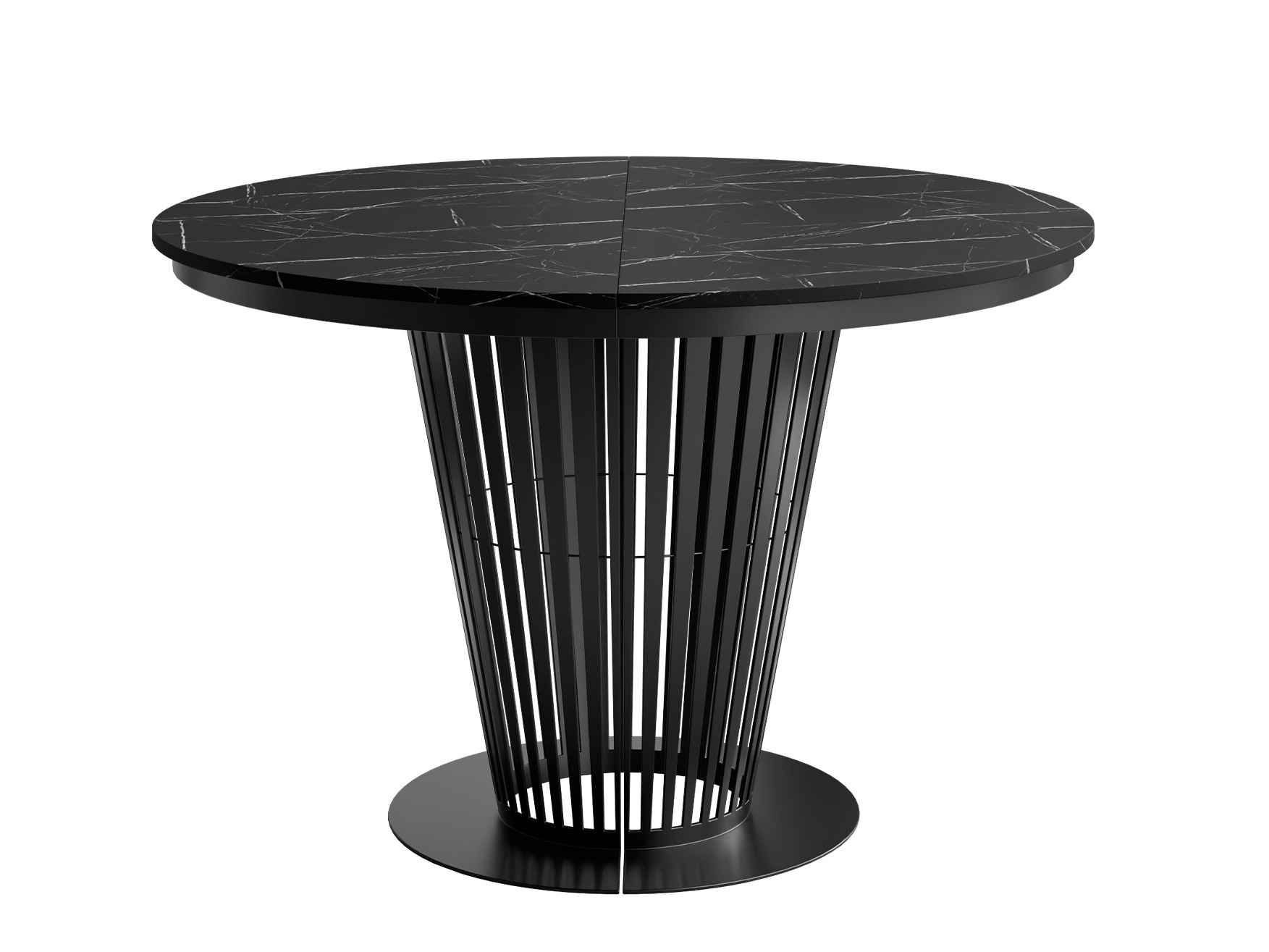 Table Oswego 181 (Black + Black marble)