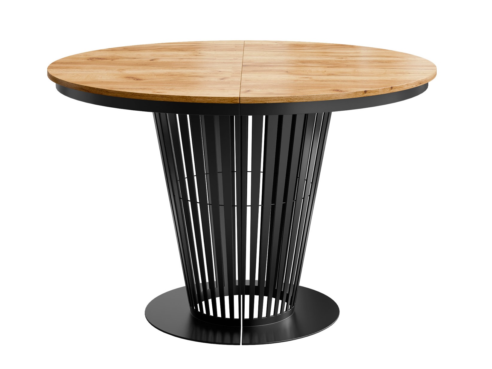 Table Oswego 181 (Black + Craft oak)
