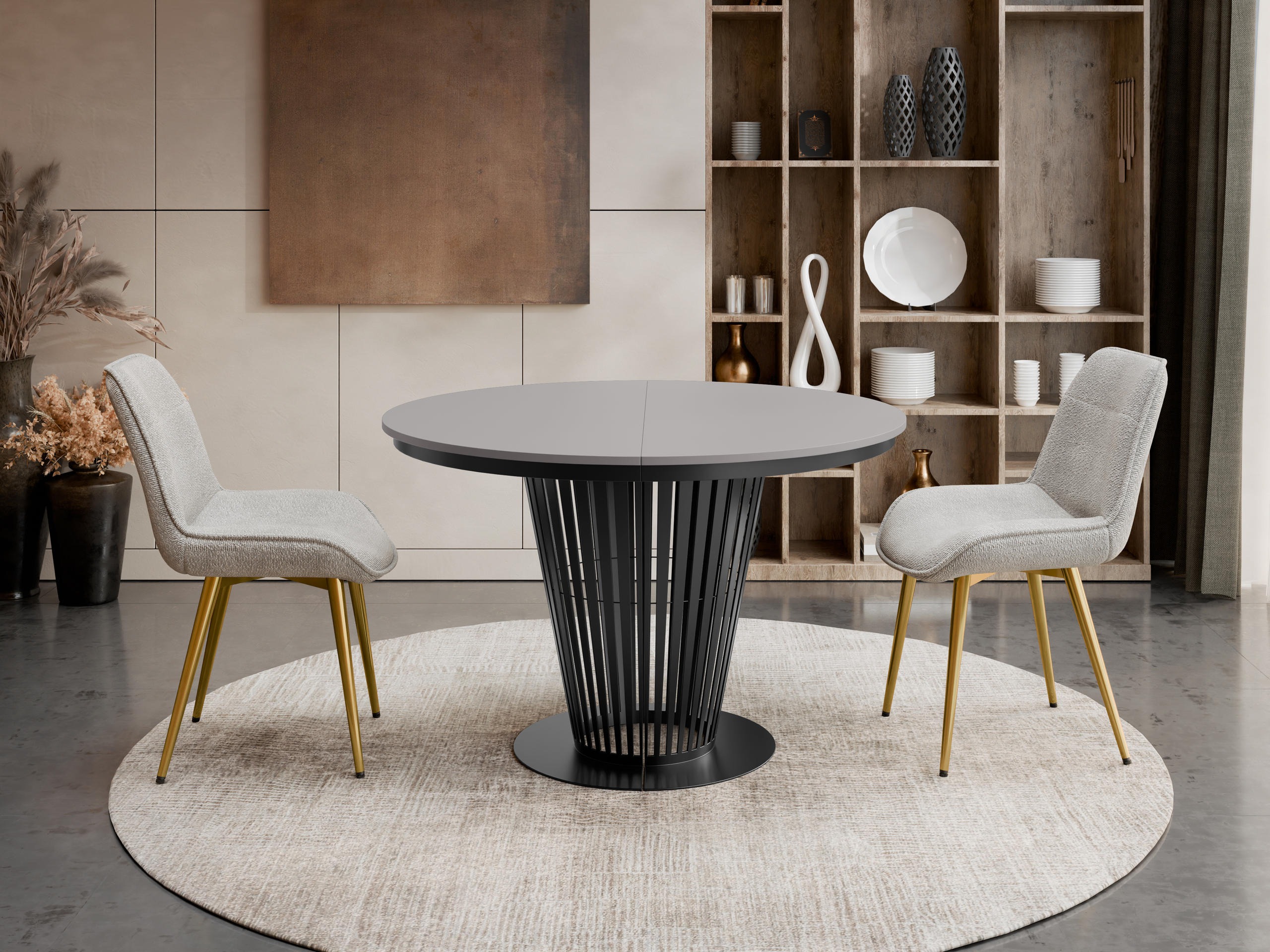 Table Oswego 181 (Black + Graphite)