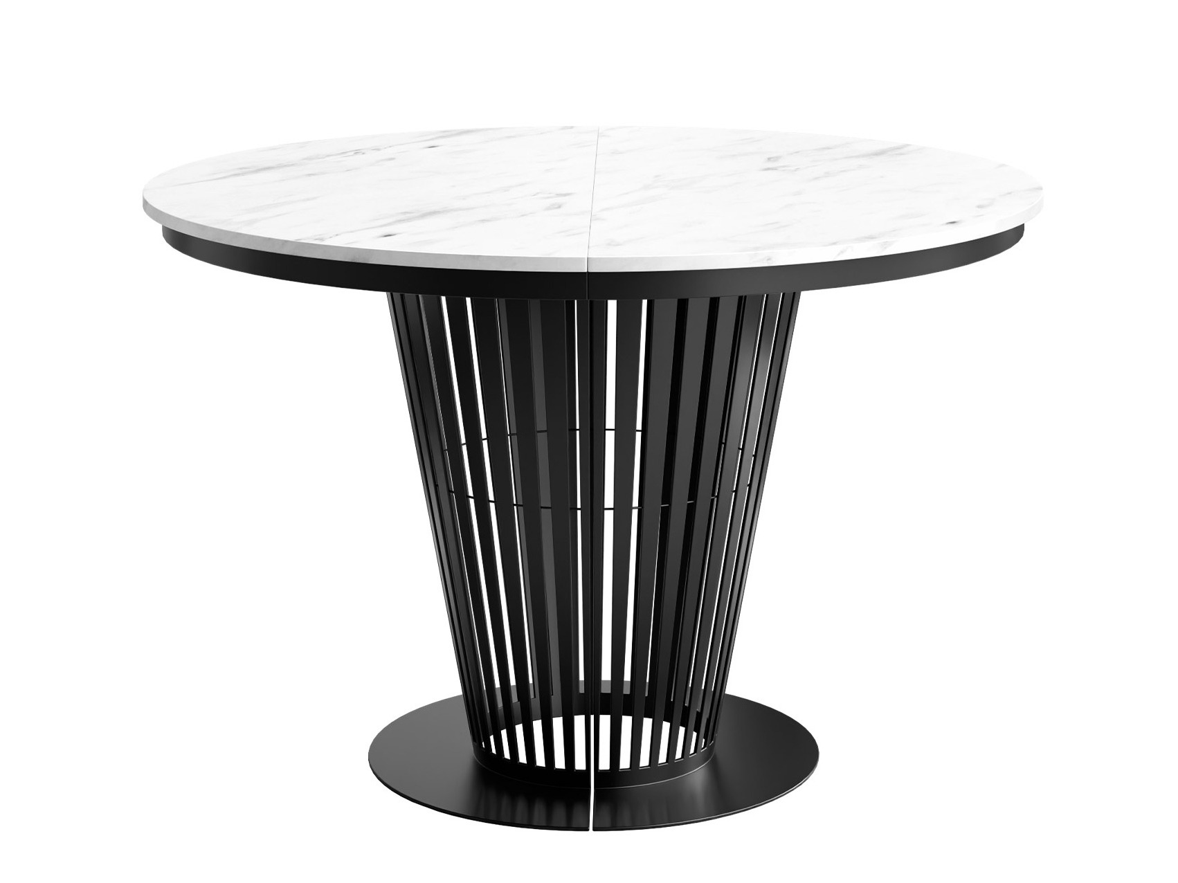 Table Oswego 181 (Black + White marble)