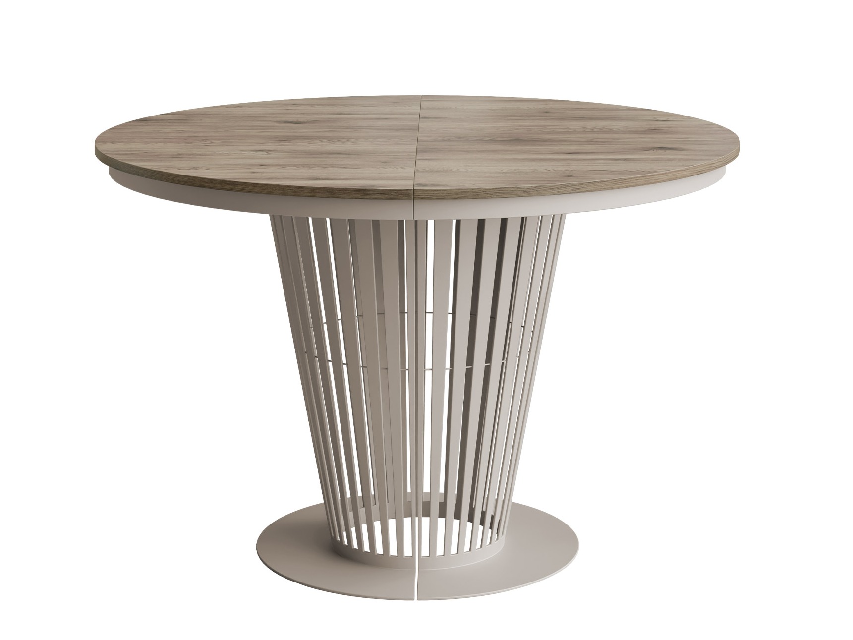 Table Oswego 181 (Cashmere + Dark oak)