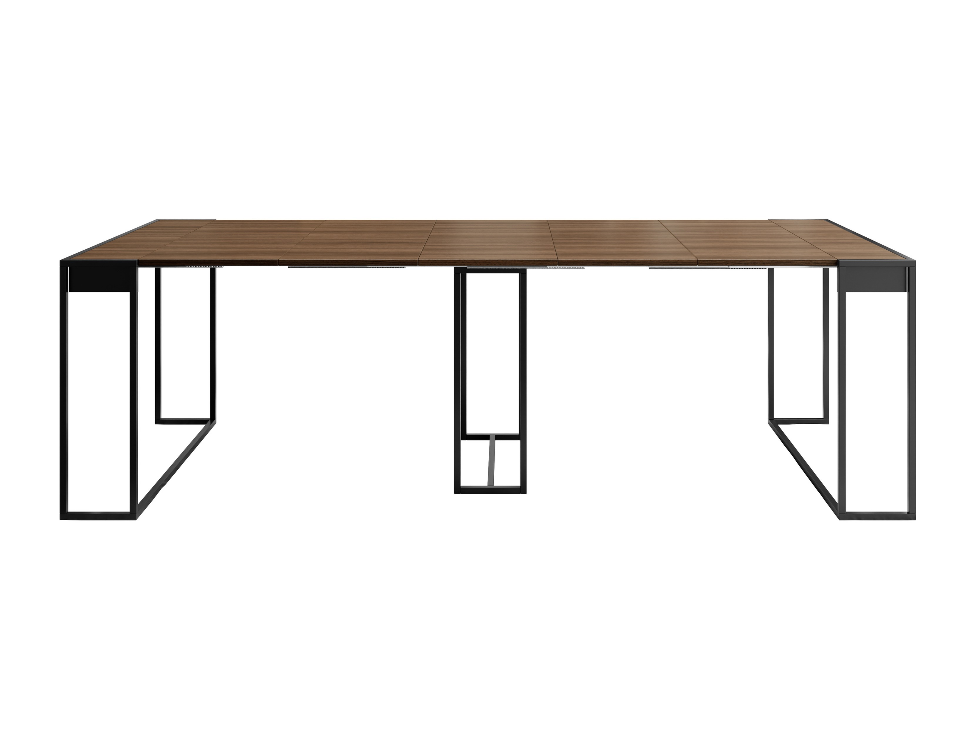 Folding table Oswego 180 (Black + Dark nut)