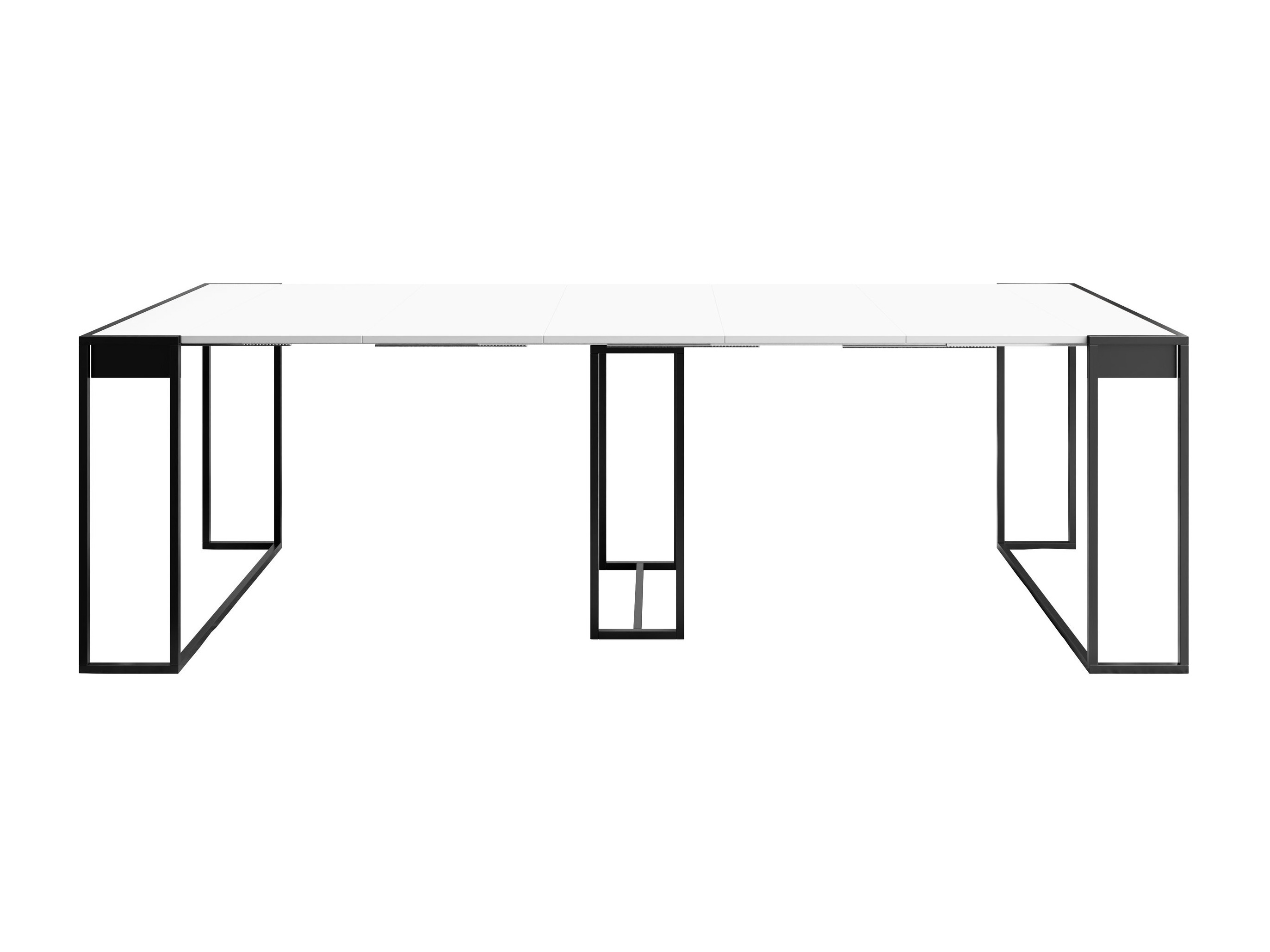 Folding table Oswego 180 (White + Black)