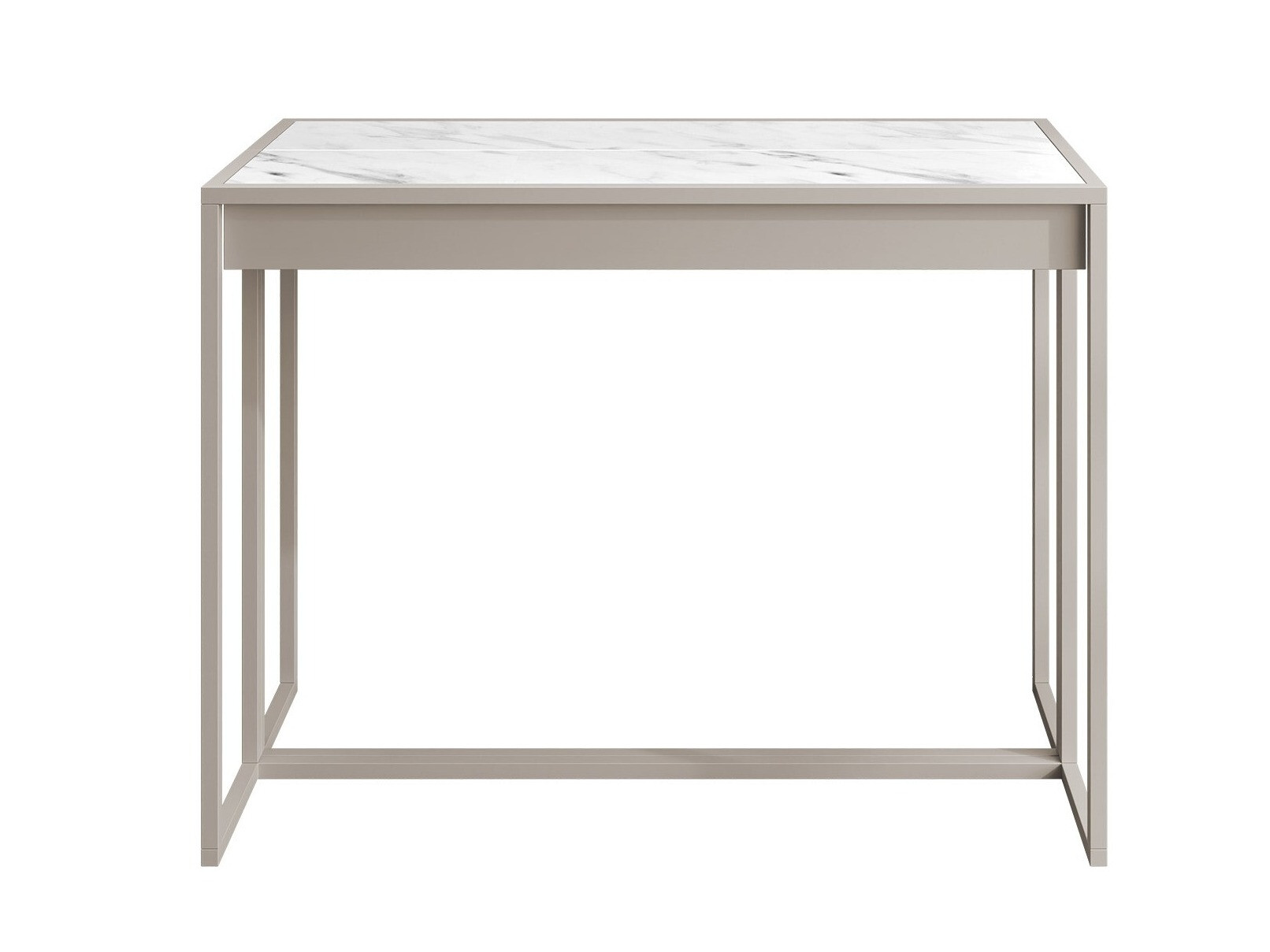 Folding table Oswego 180 (White marble + Cashmere)