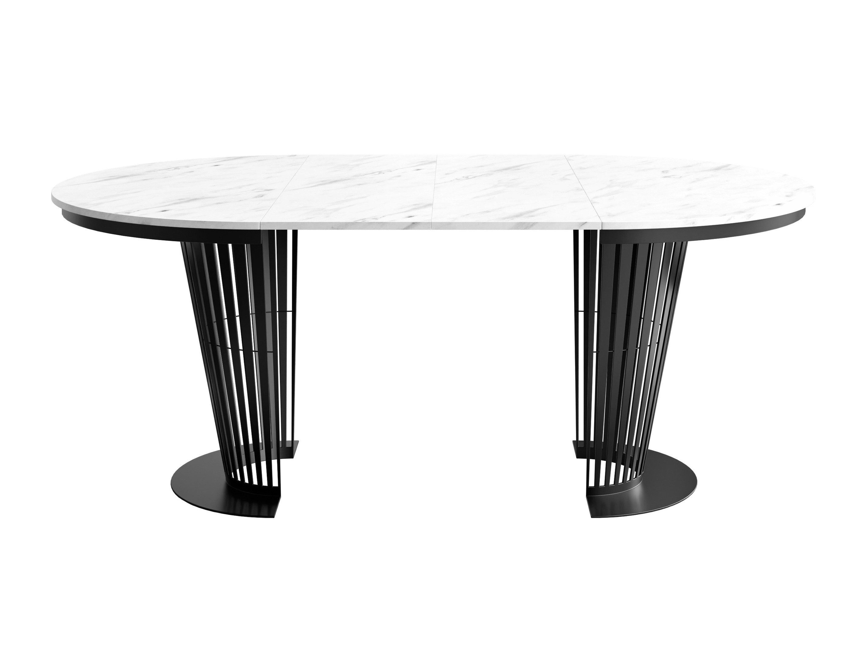Table Oswego 179 (Black + White marble)