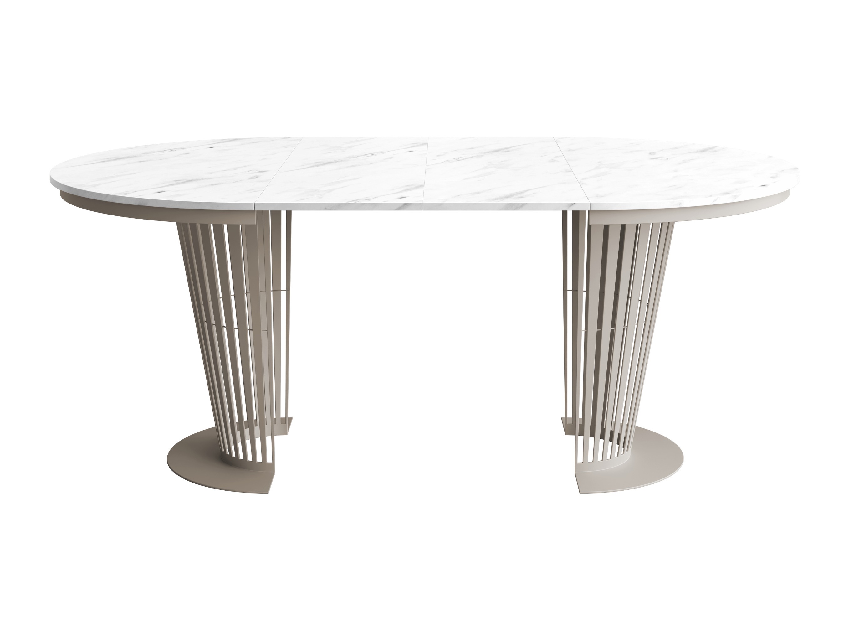 Table Oswego 181 (Cashmere + White marble)