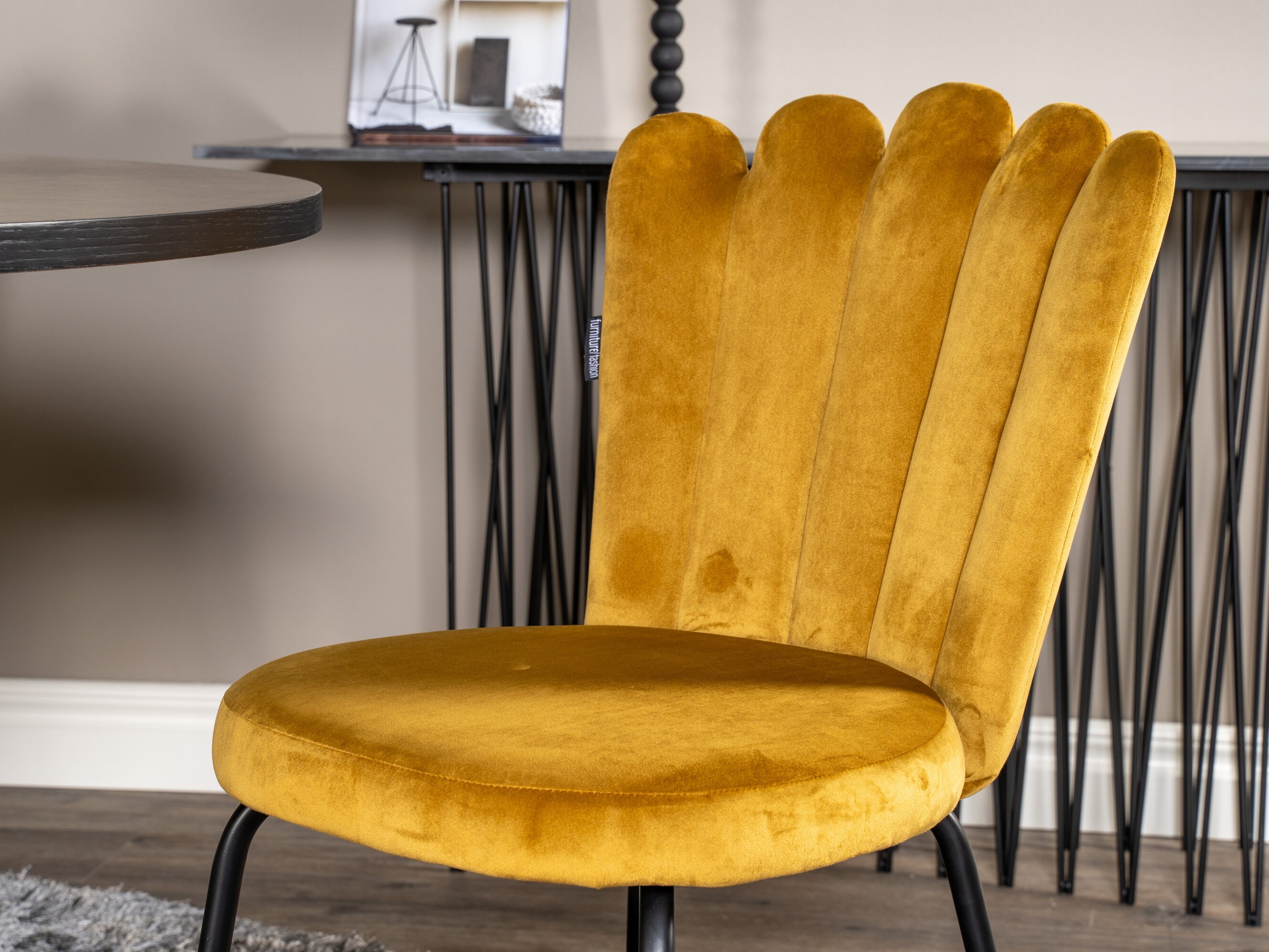 Dining set Dallas 316 (Yellow + Black)