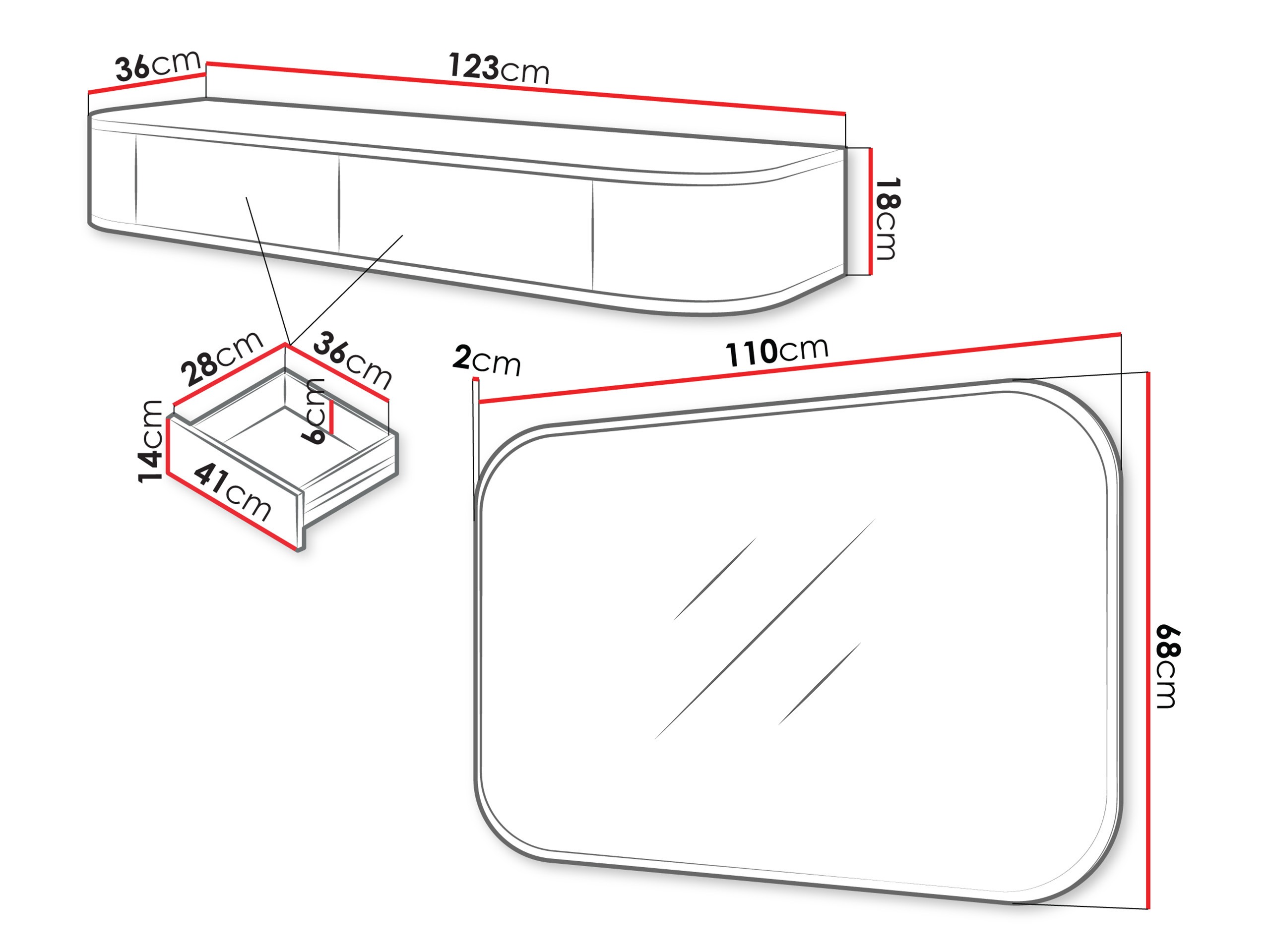 Dressing table Comfivo Livtena 107