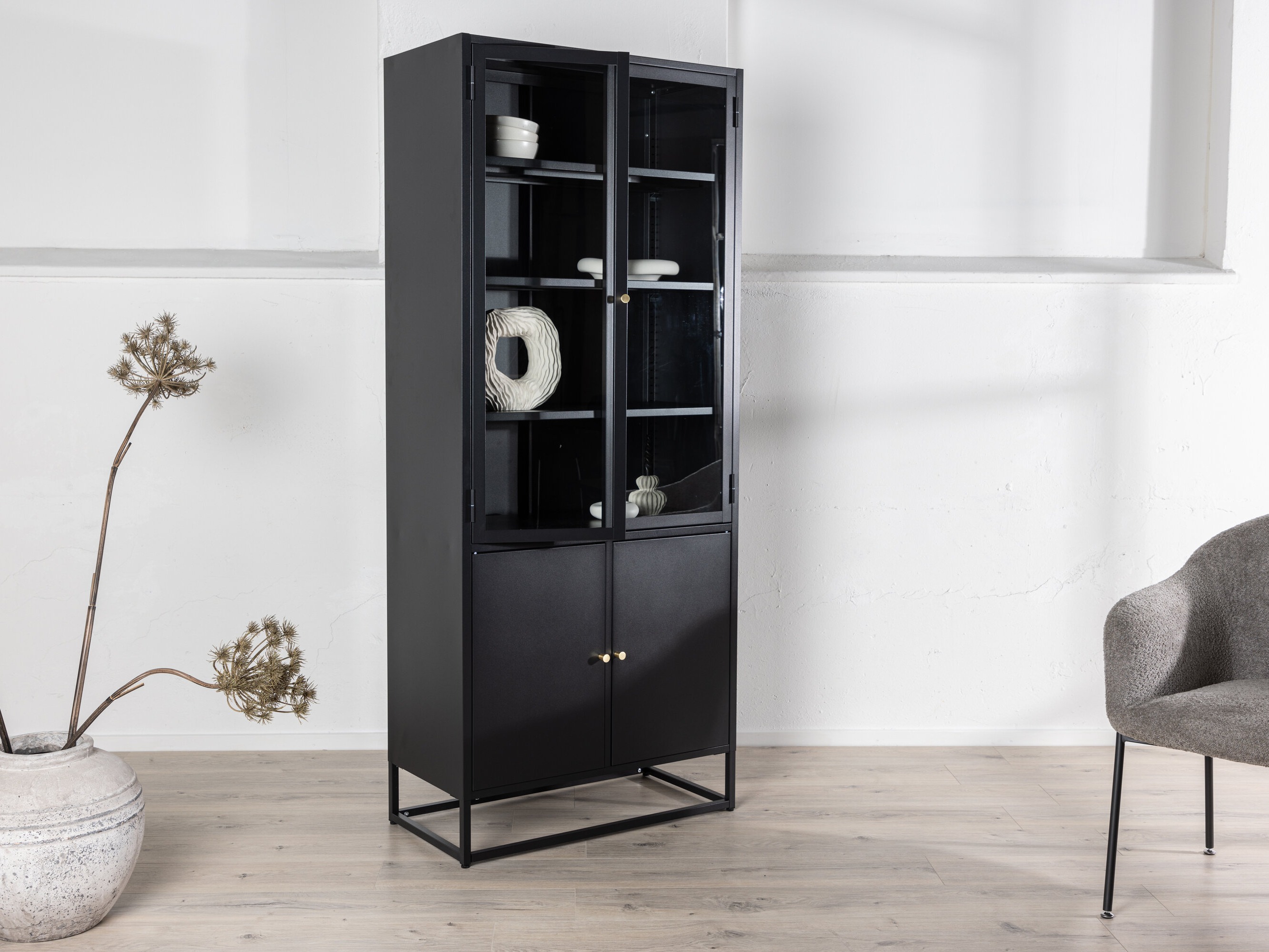 Bookcase Evasevu 102 (Black)