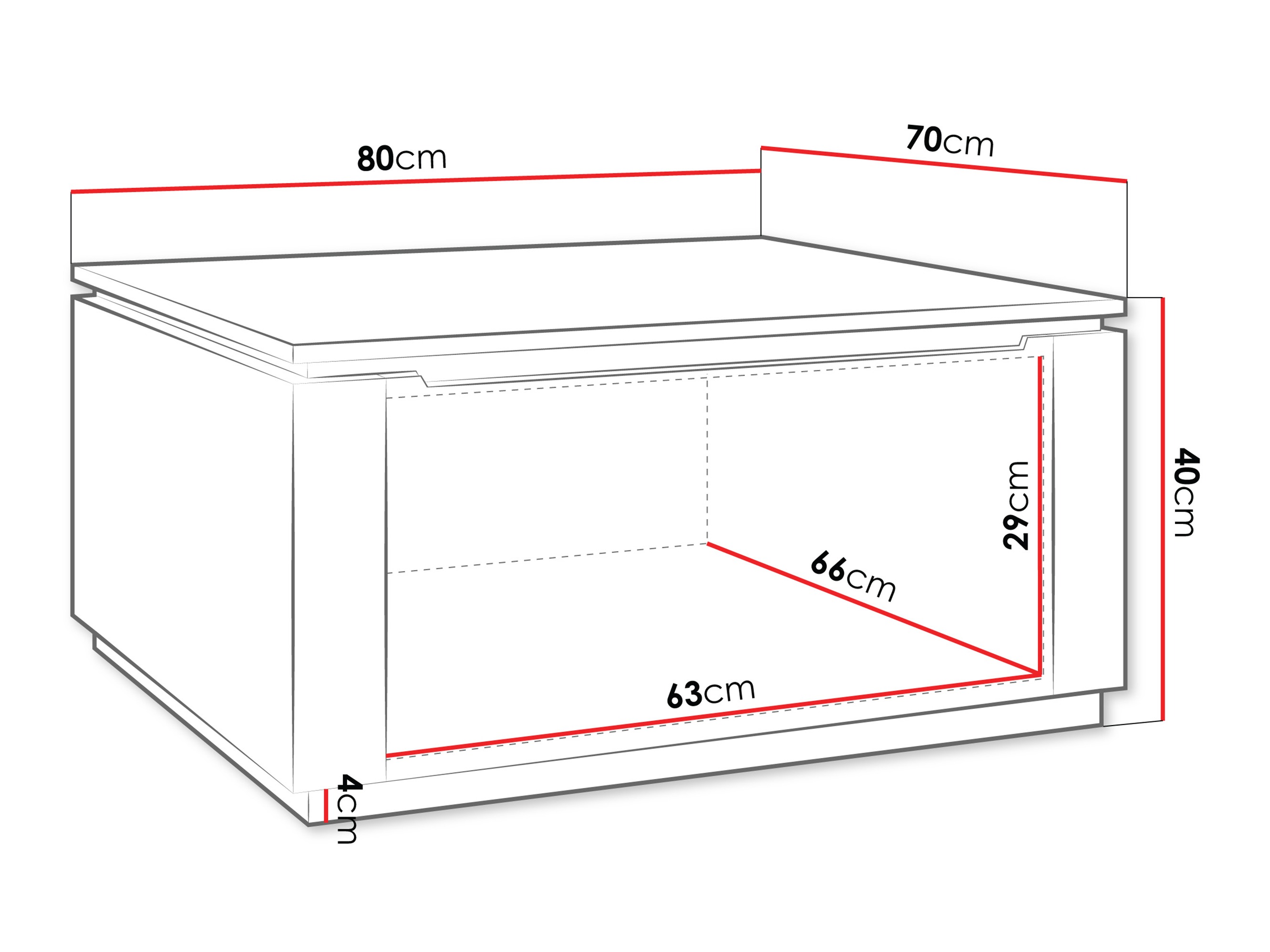 Coffee table Comfivo Ovitas
