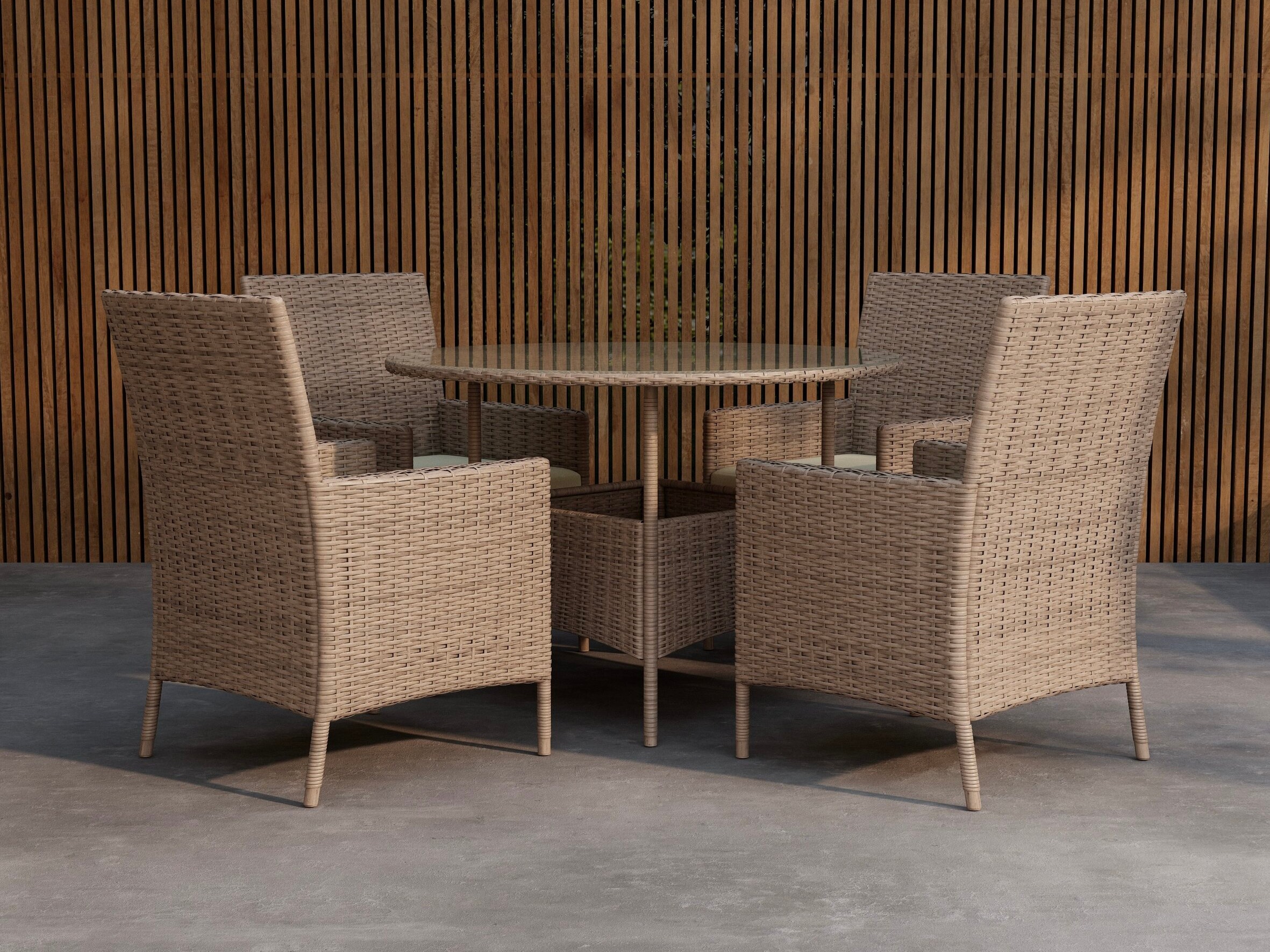 Table and chairs set Dallas 5242