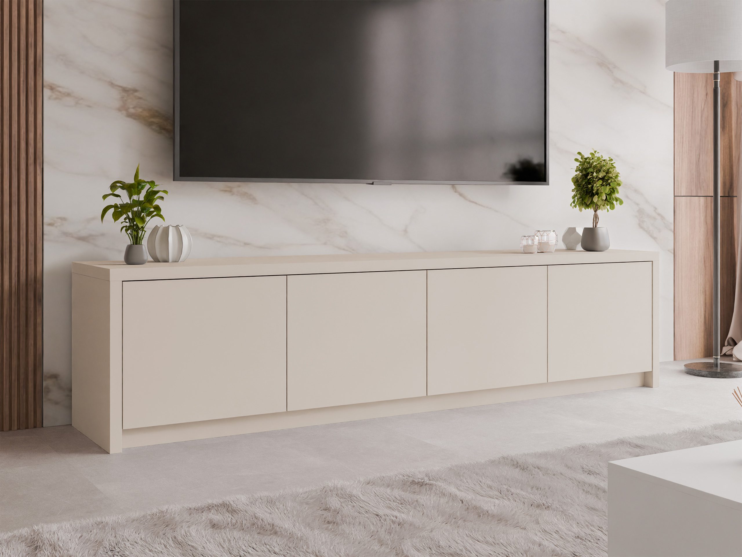 TV stand Lectio (Beige)