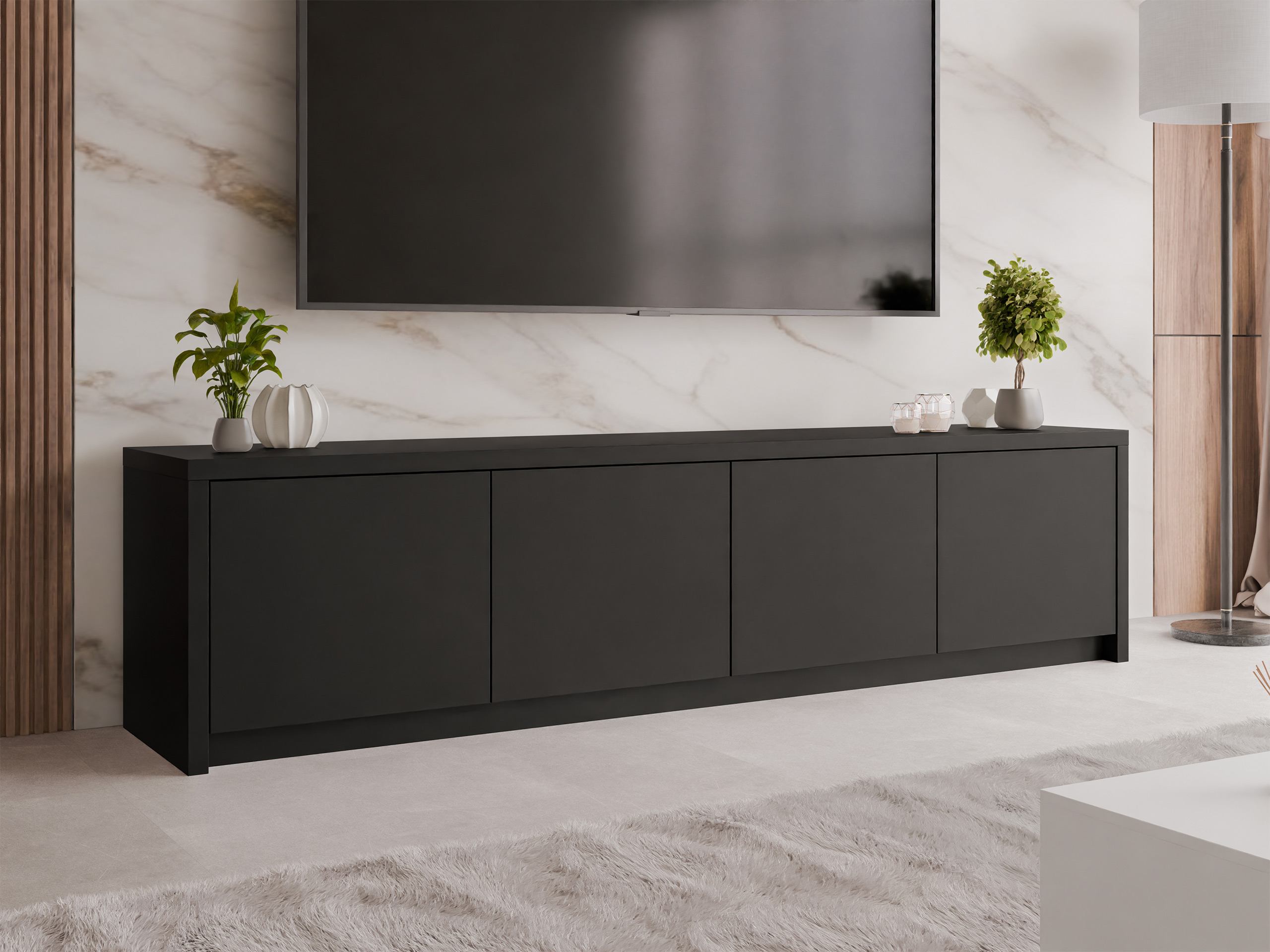 TV stand Lectio (Black)