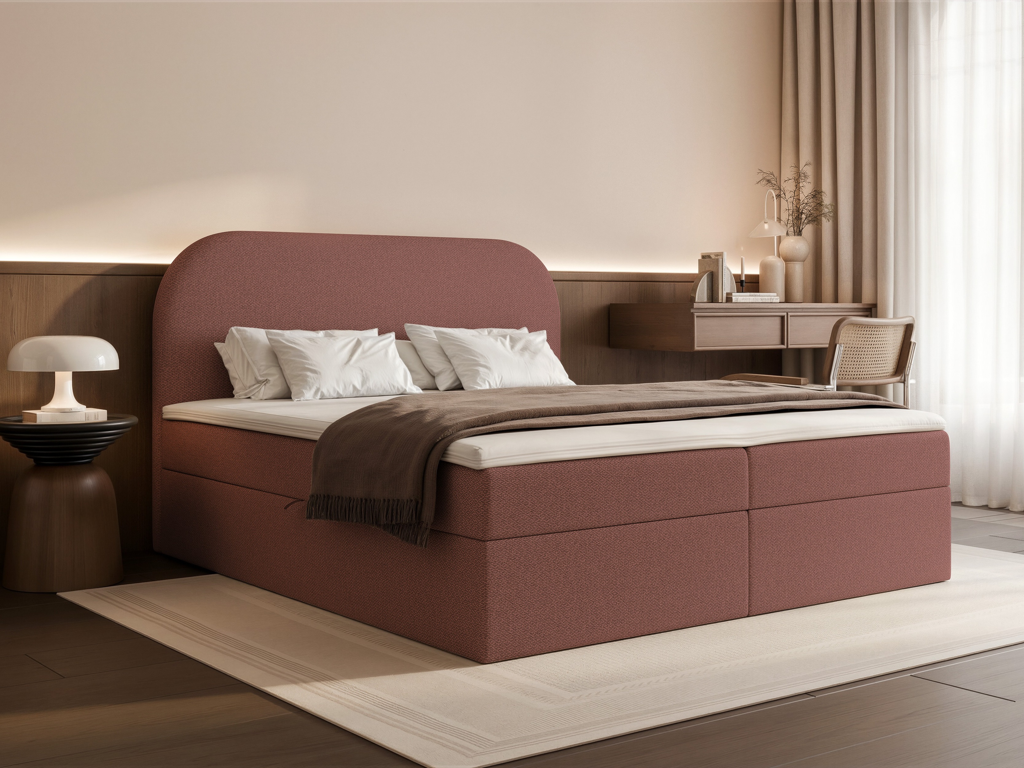 Continental bed Martinez 131 (Lumi 56)