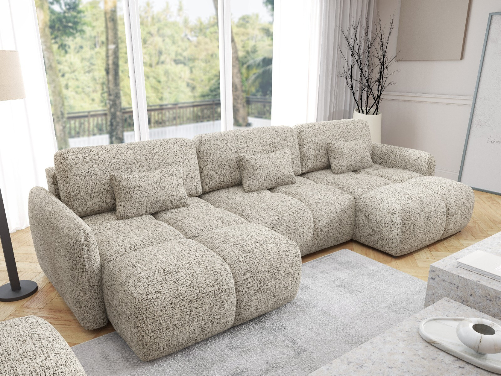 Corner sofa Franklin 220 (Bella 10)