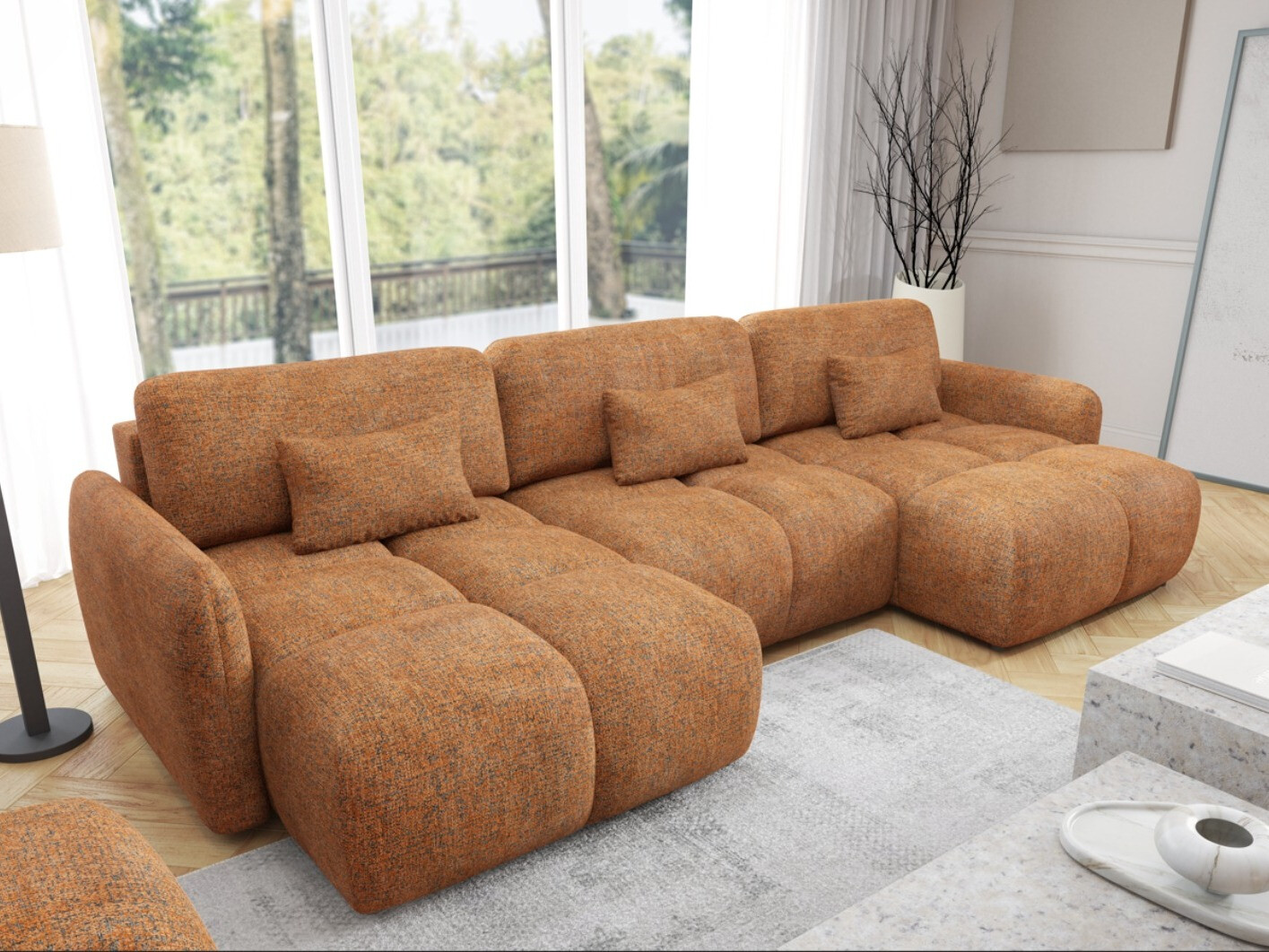 Corner sofa Franklin 220 (Bella 40)
