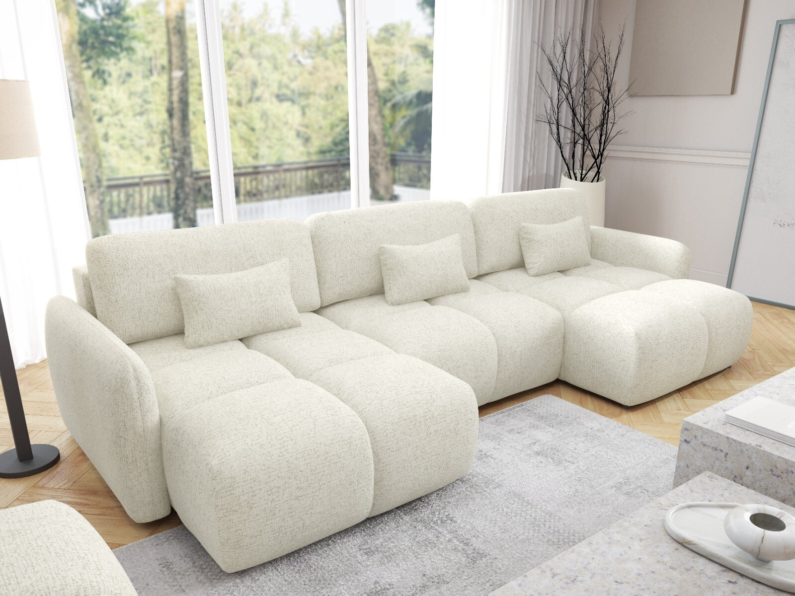 Corner sofa Franklin 220 (Bella 5)