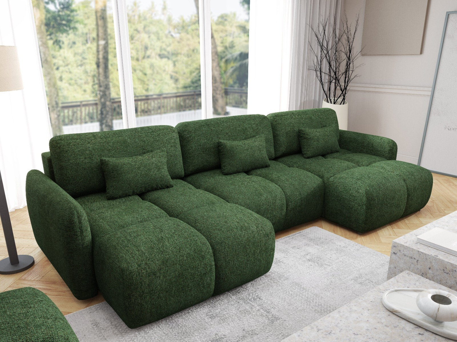 Corner sofa Franklin 220 (Bella 80)