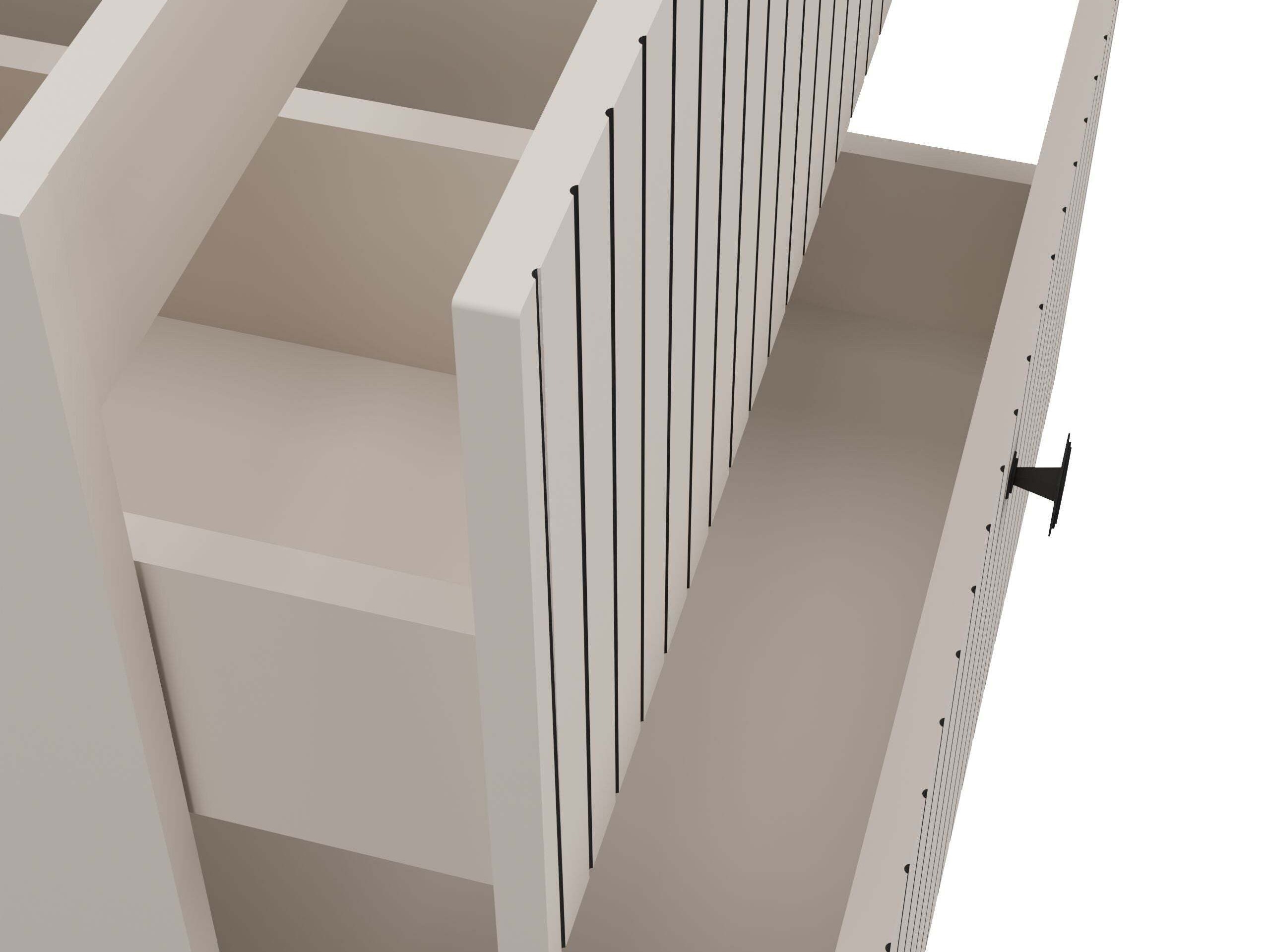 Wall-mounted bathroom cabinet for washbasin Mandeville 314 (Cashmere)