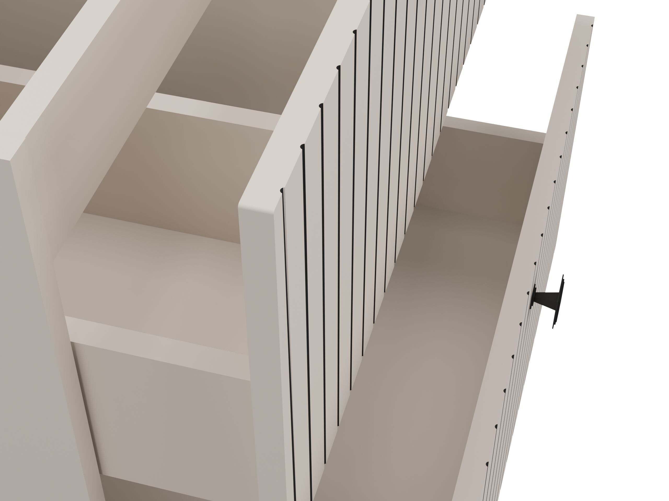 Wall-mounted bathroom cabinet for washbasin Mandeville 314 (Cashmere)